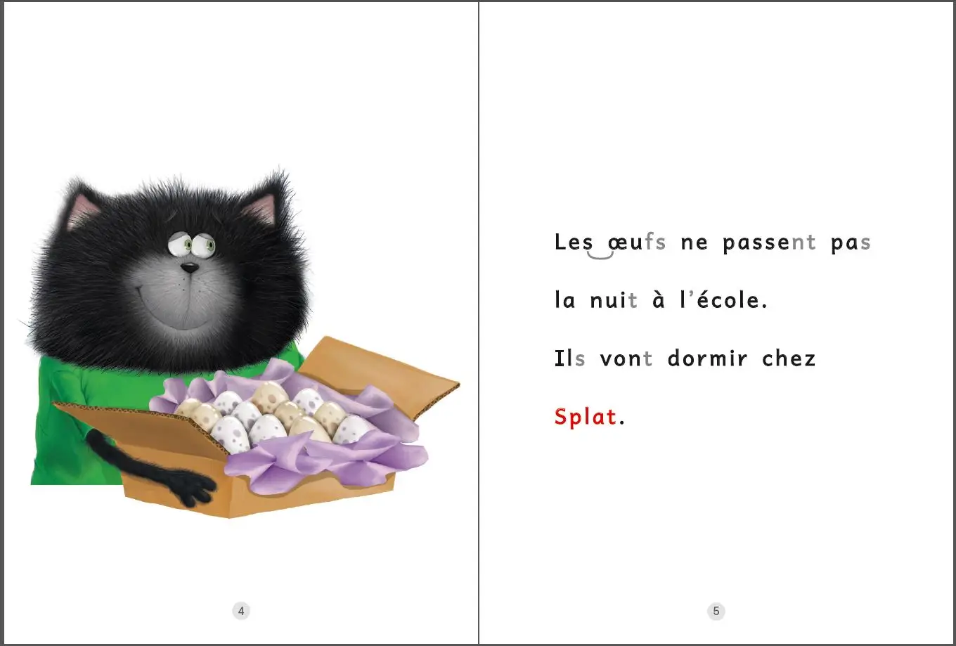 Le poussin perdu - Je lis avec Splat -  niveau 2 - Dès 6 ans - Roman - 9782092594766 - page-interieure 02