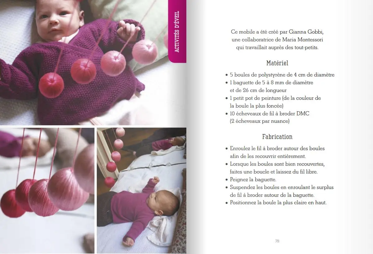 Le guide d'activités Montessori de 0 à 6 ans - 200 activités faciles à réaliser à la maison + les grands principes de la pédagogie Montessori expliqués - Livre - 9782092788363 - page intérieure 02