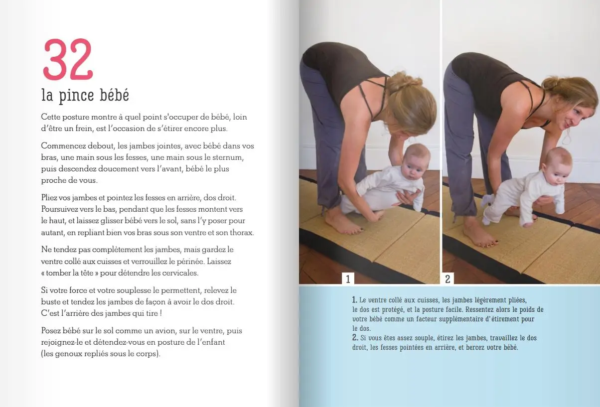 100 postures de yoga avec mon bébé - Livre - 9782092791073 - page intérieure 02