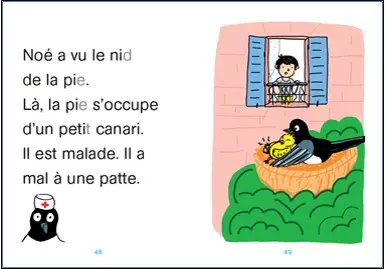 Vive les animaux ! - 4 histoires de Mila et Noé - Regarde je lis ! - Niveau 1 et 1+ Dès 5/6 ans - Roman - 9782095015749 - page-interieure 02