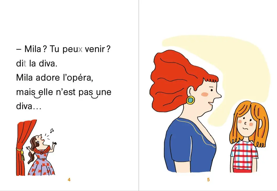 Mila et Noé à la chorale - Regarde je lis ! - Une histoire à lire tout seul - Niveau 2 - Dès 5 ans - Roman - 9782095017590 - page-interieure 02
