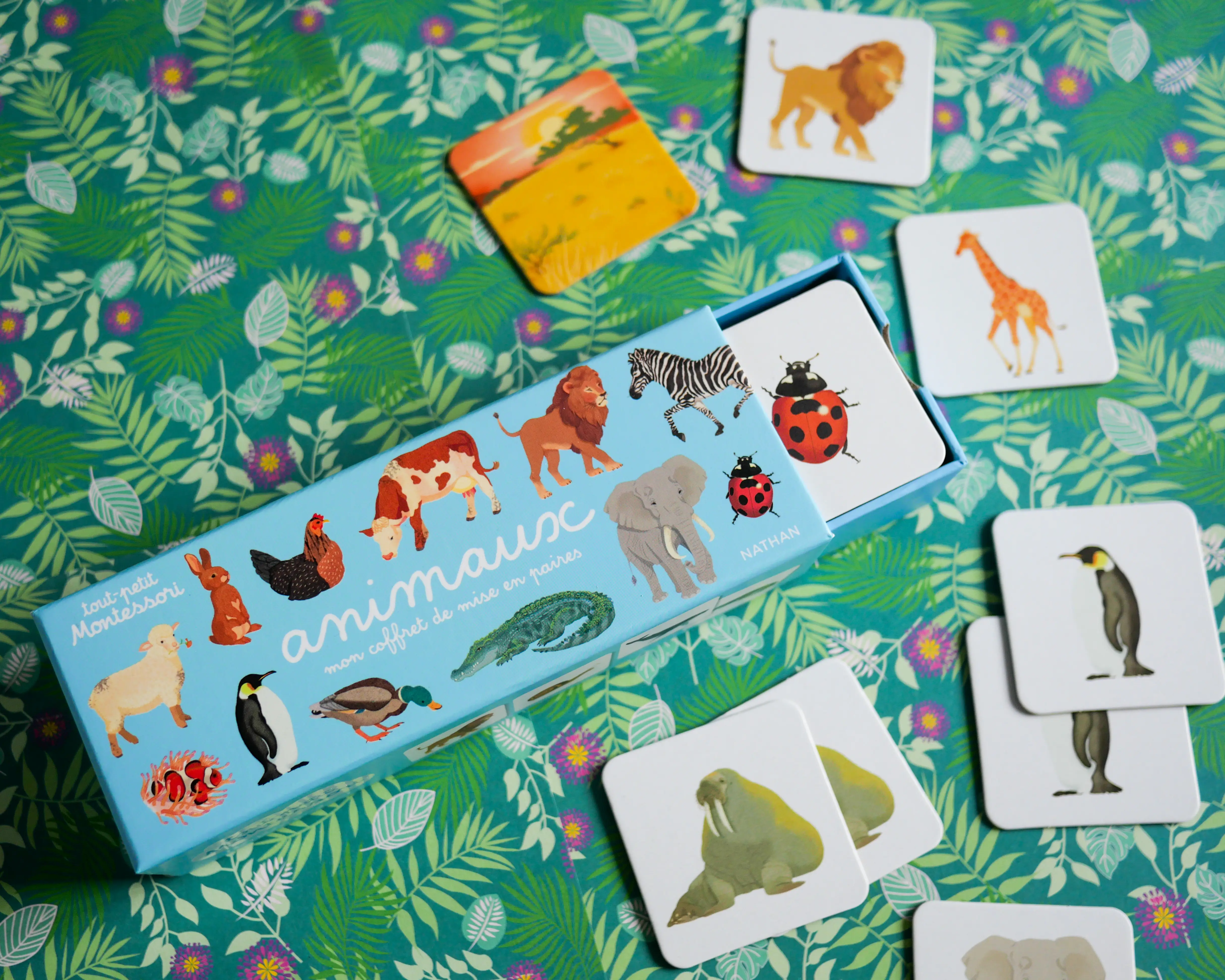 Tout-petit Montessori - Animaux - mon coffret de mise en paires - Dès 15 mois - Coffret - 9782095028299 - page-intérieure 02