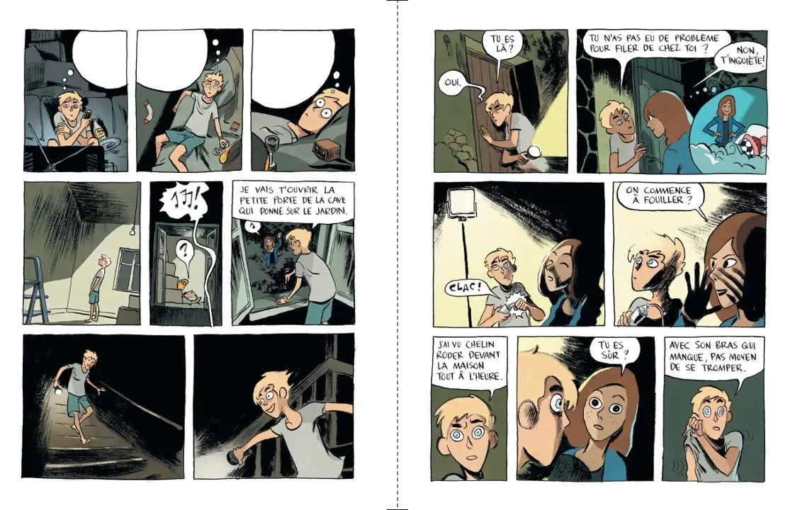 Dix minutes à perdre : un thriller haletant en BD, dès 10 ans !  - BD - 9782095030186 - page-interieure 02