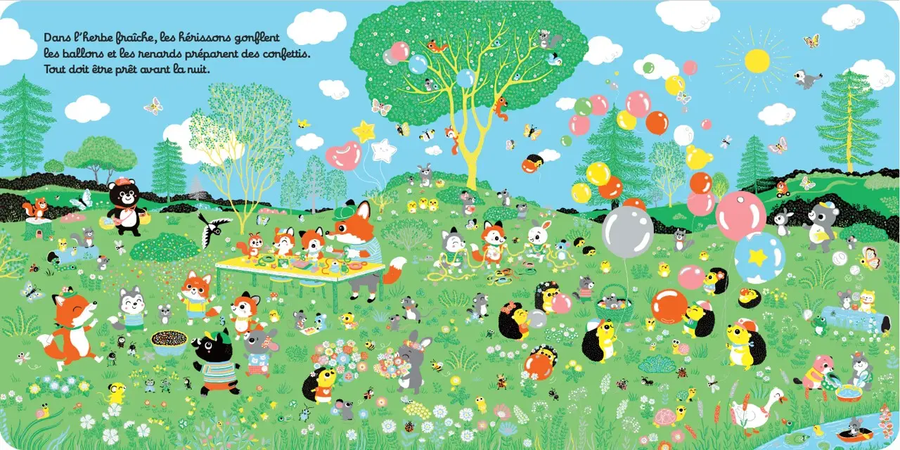 Le grand festin - un album féérique grand format à découvrir dès 6 mois - Livre d'éveil - 9782095034573 - page-interieure 02