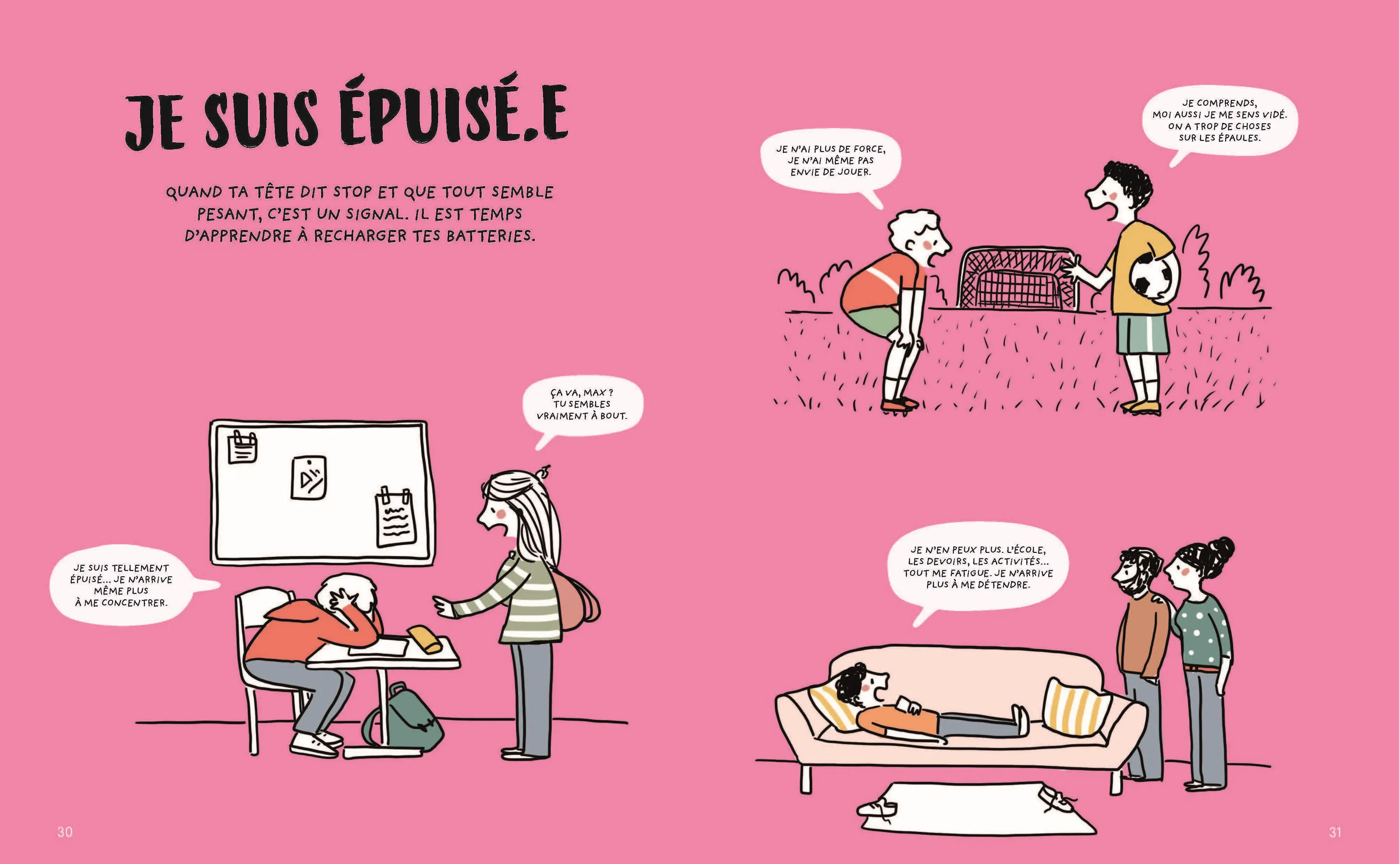 C'est (pas moi), c'est mes idées noires - Une approche positive et bienveillante de la santé mentale des ados - dès 12 ans - Livre documentaire - 9782095035488 - page-interieure 02