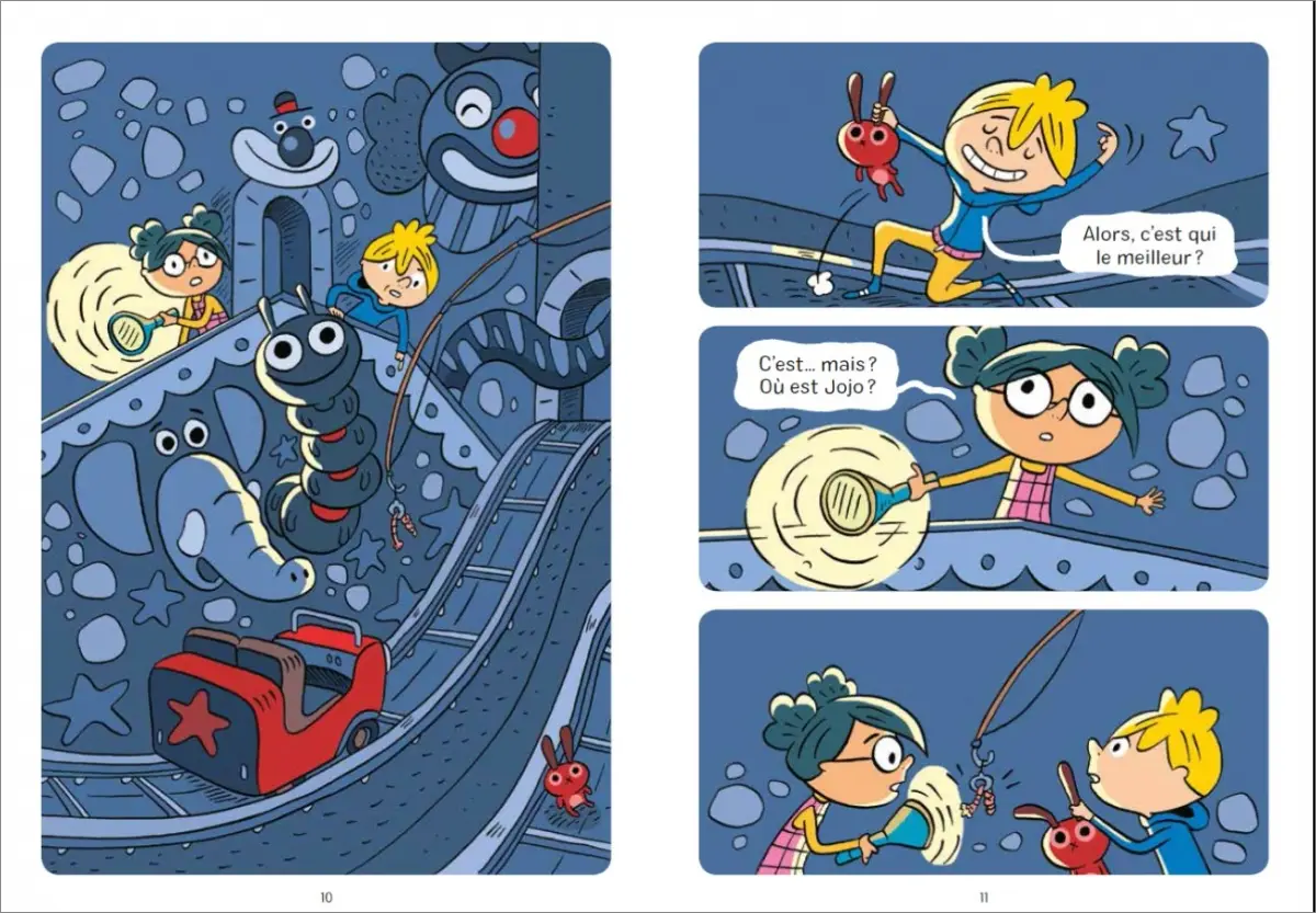 Zélie et Micha - Enquêtes, poursuites et barbapapas - Lune bleue BD - Dès 6 ans - Roman - 9782095037222 - page-interieure 02