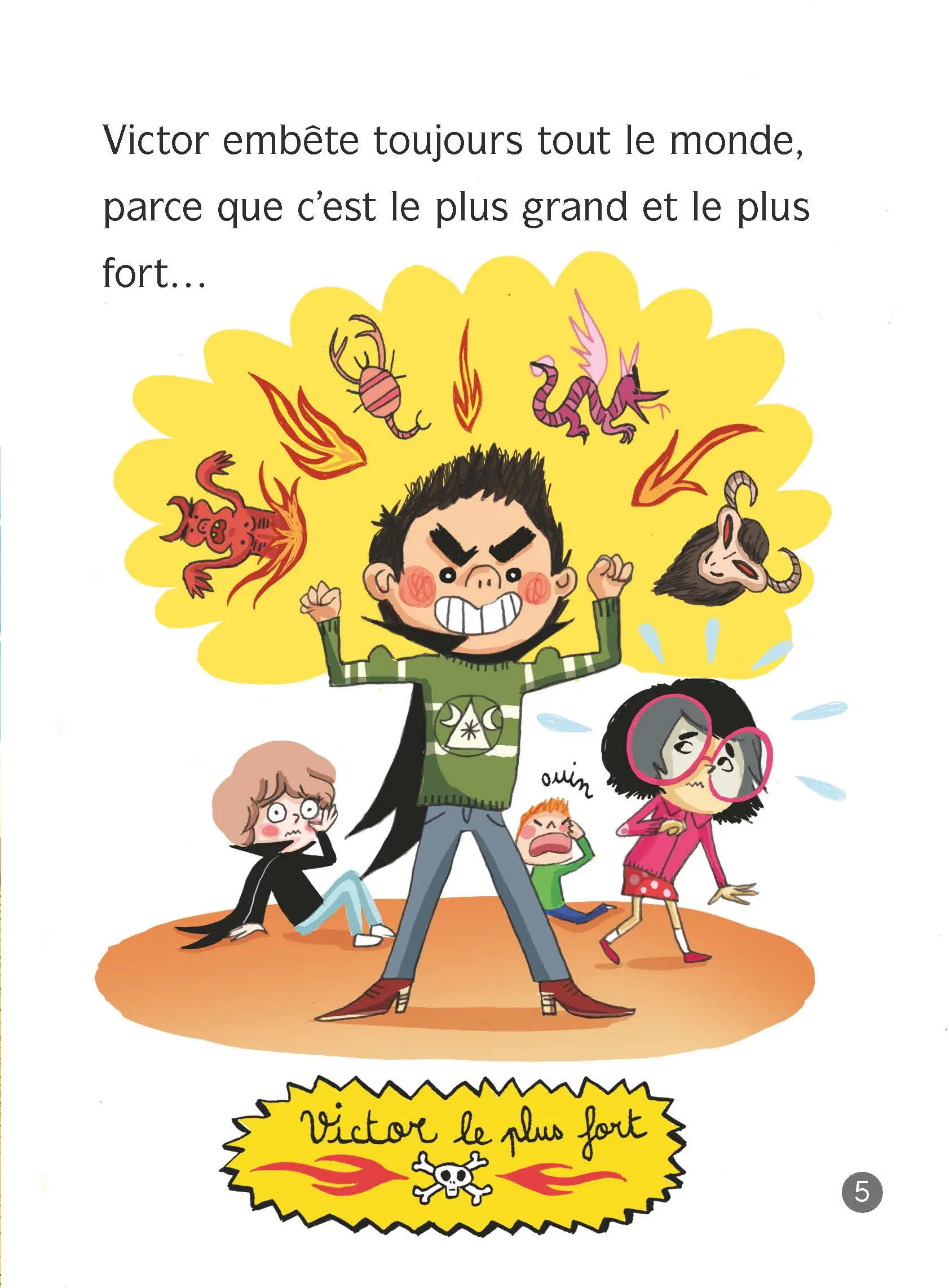 Amélie Maléfice - L'étonnante poudre rapetissante - Lune Bleue - Dès 6 ans - Roman - 9782095039783 - page intérieure 02