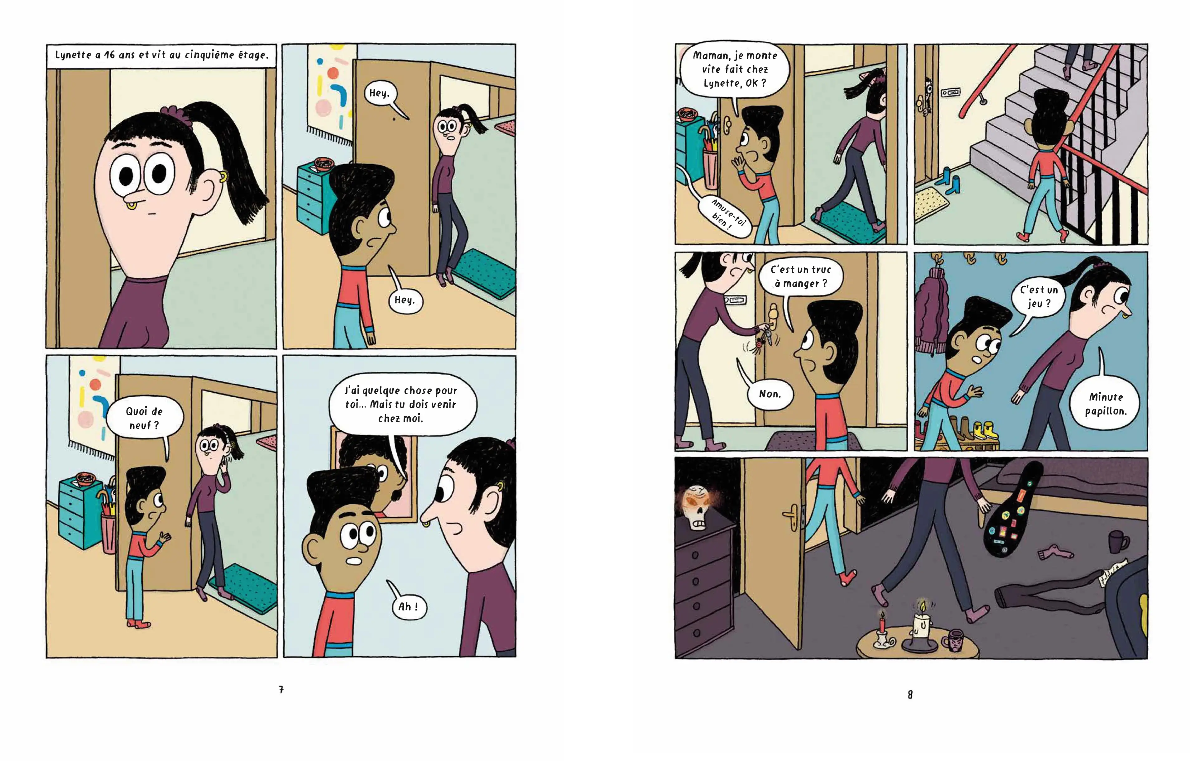 Boris, Babette et tous les squelettes - une BD à l'humour décalé à dévorer à partir de 10 ans - BD - 9782095041618 - page-interieure 02