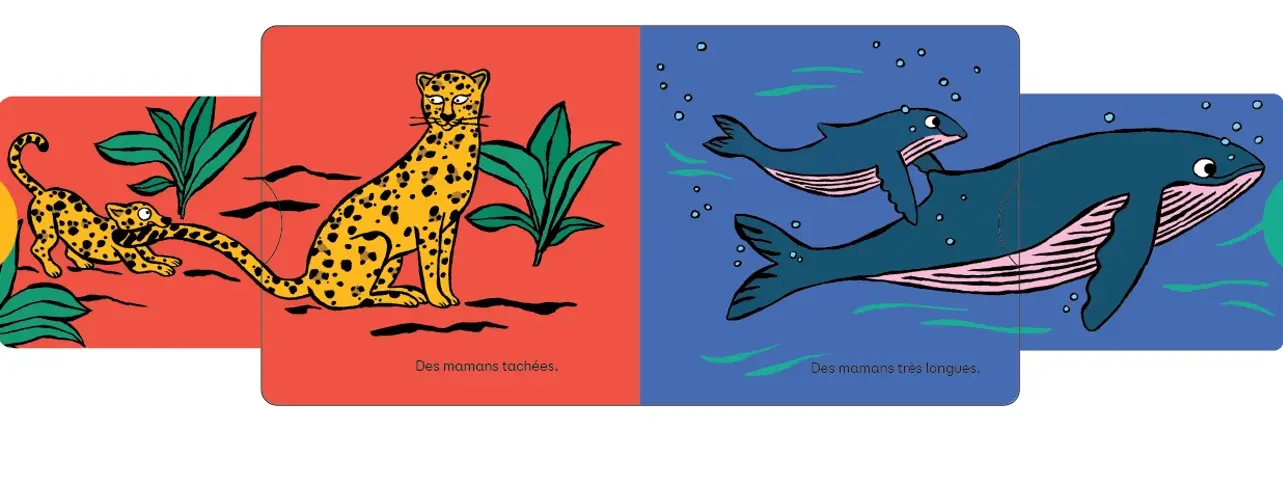 Super mamans - un livre animé et tendre qui fait honneur à toutes les mamans - dès 12 mois - Album(s) - 9782095042783 - page-interieure 02
