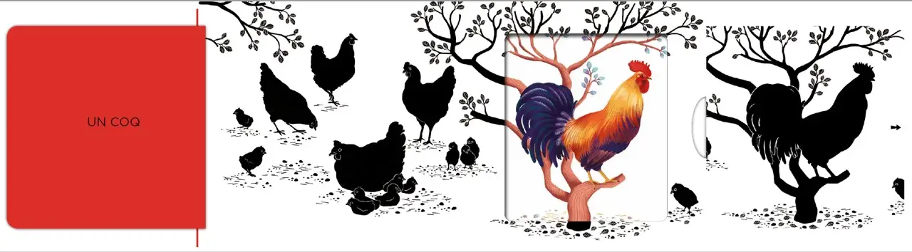 Les belles couleurs - La ferme - un imagier original et interactif à découvrir dès 6 mois - Livre d'éveil - 9782095042899 - page-interieure 02
