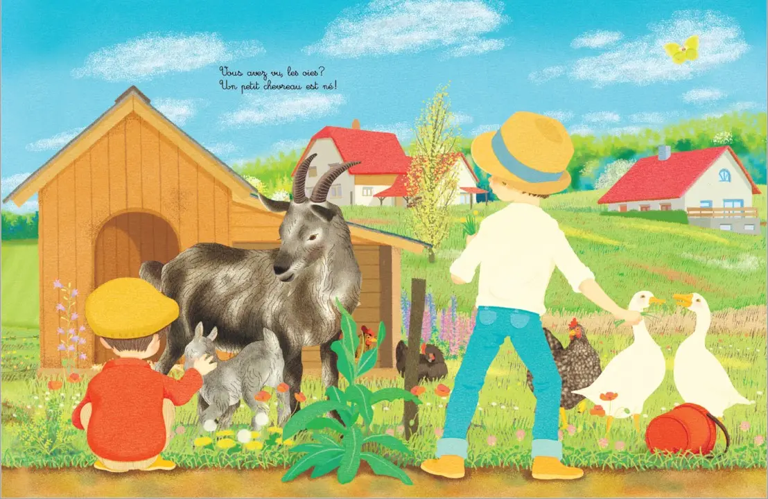 Printemps - Une promenade douce et poétique dans la nature - dès 2 ans - Livre d'éveil - 9782095043858 - page-interieure 02