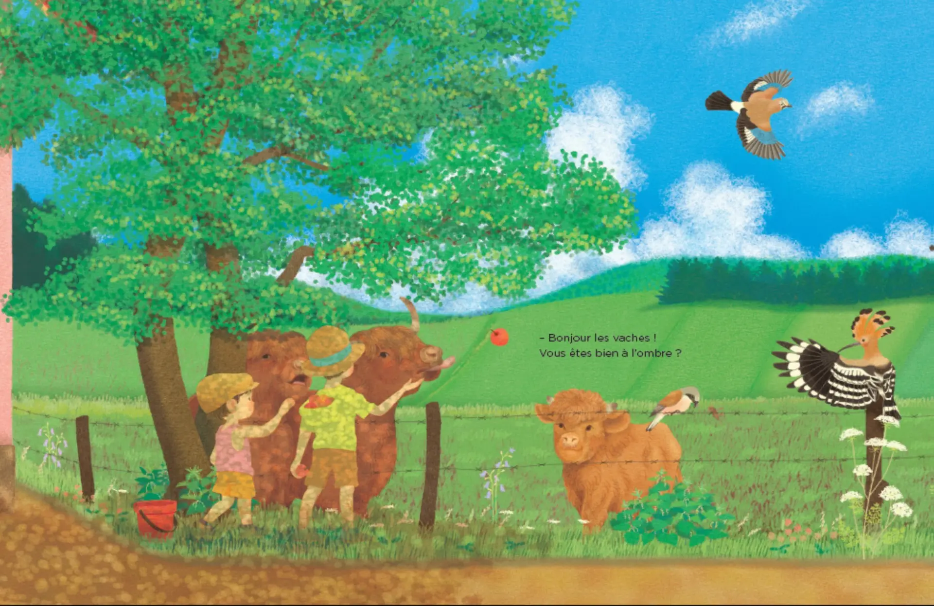 Eté - Une promenade poétique dans la nature pour les esprits rêveurs - dès 2 ans - Livre d'éveil - 9782095043865 - page-interieure 02
