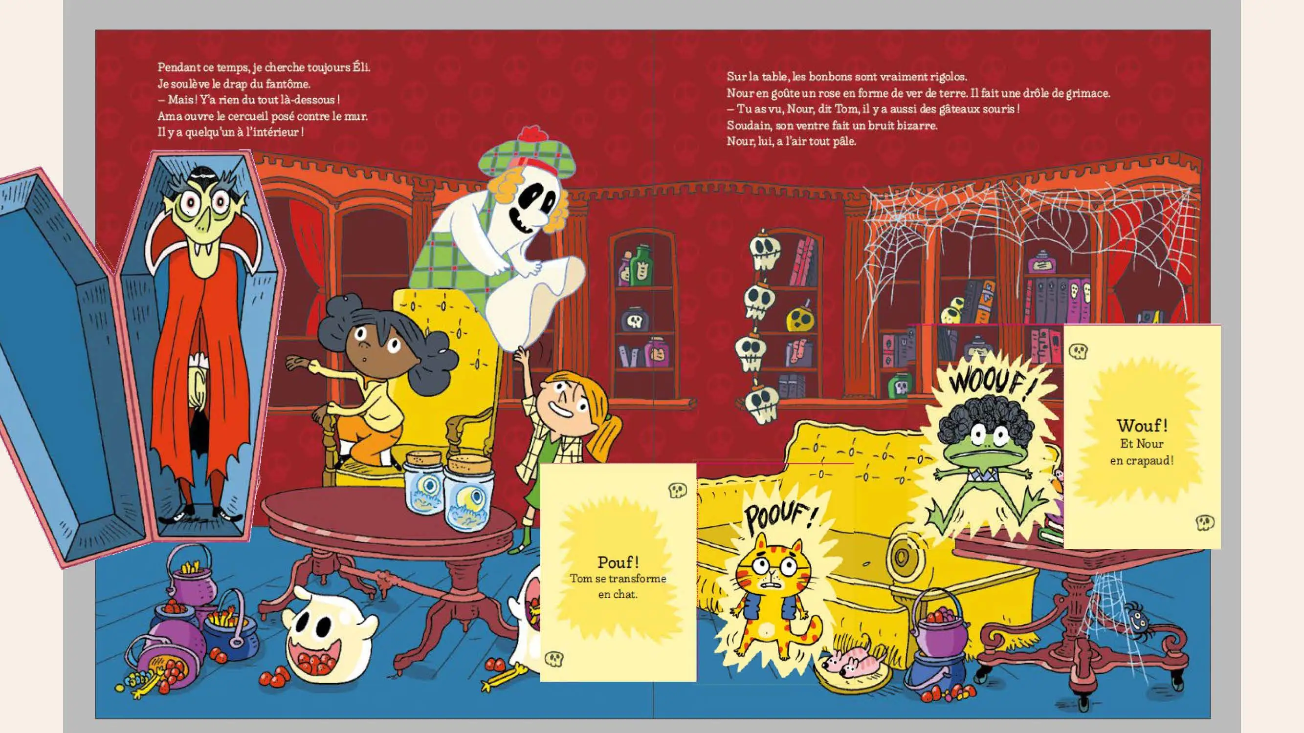 La fête des monstres - un livre POP UP 100% Halloween - dès 6 ans - Album(s) - 9782095044183 - page-interieure 02