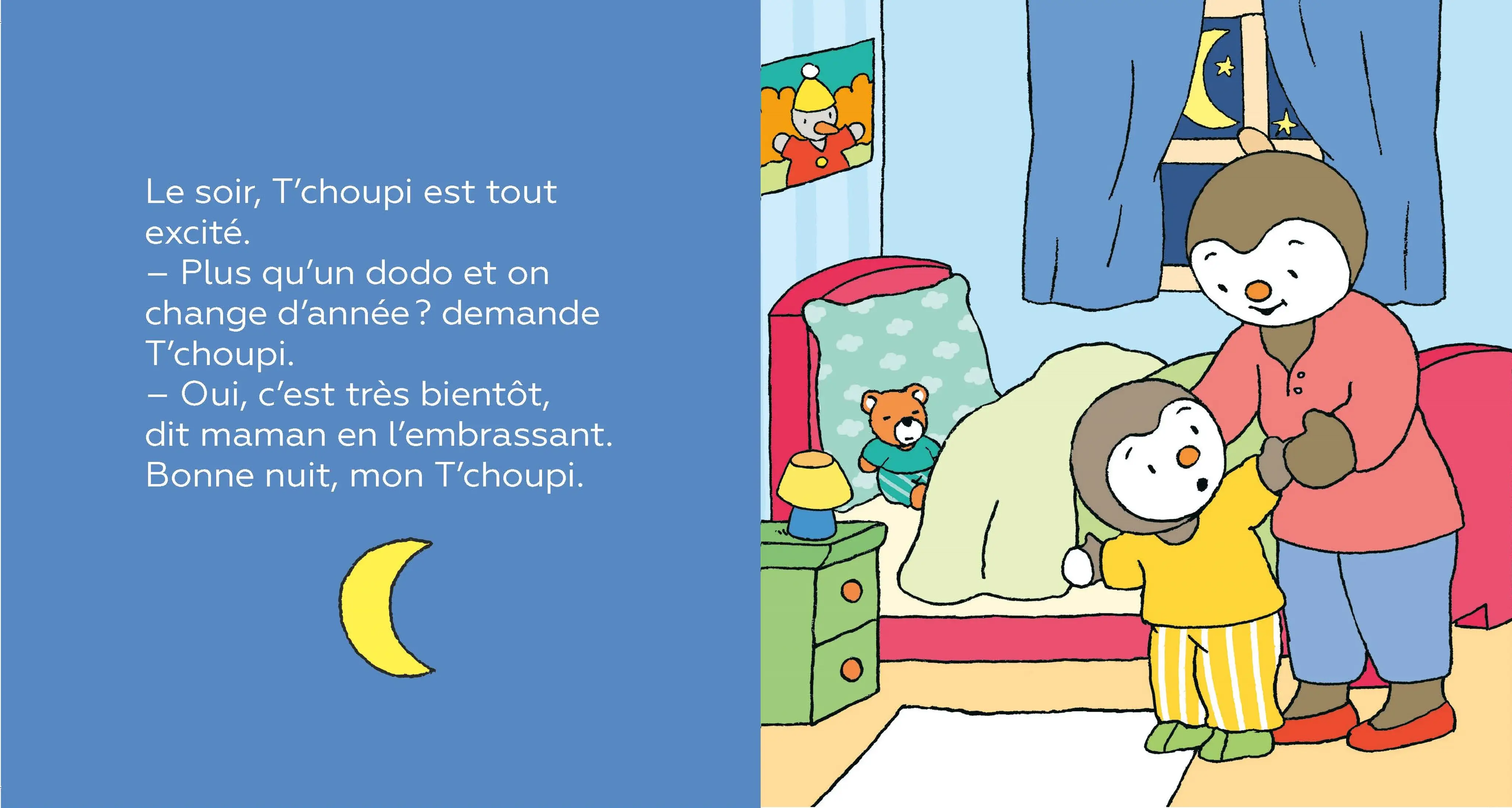 Bonne année T'choupi - Album jeunesse à lire et écouter - dès 2 ans - Album(s) - 9782095044442 - page-interieure 02