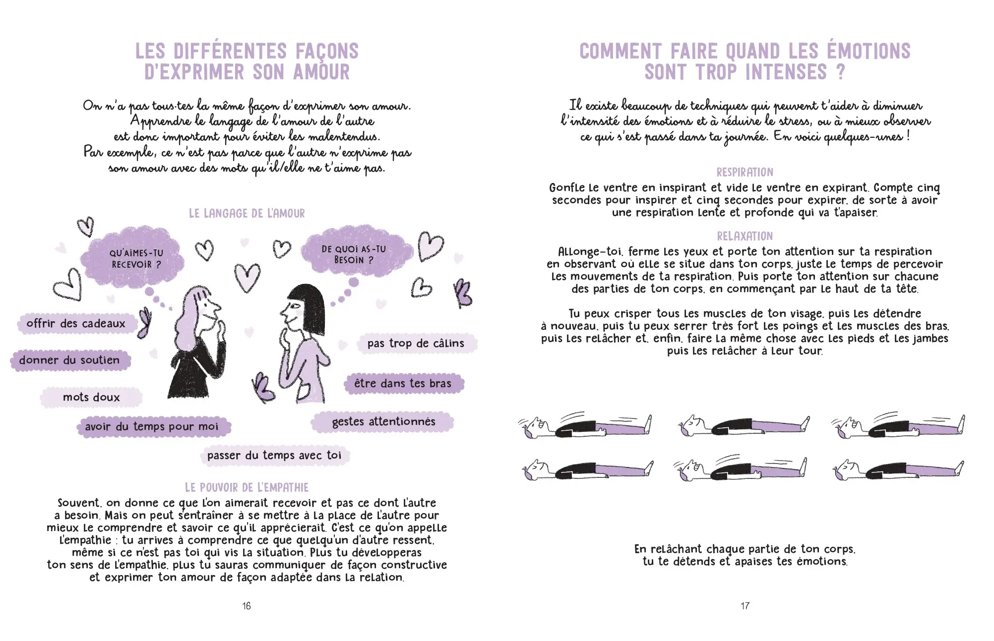 Adolove - Questions d'amour, d'intimité et réseaux sociaux - Dès 11 ans - Livre documentaire - 9782095058234 - page-interieure 02