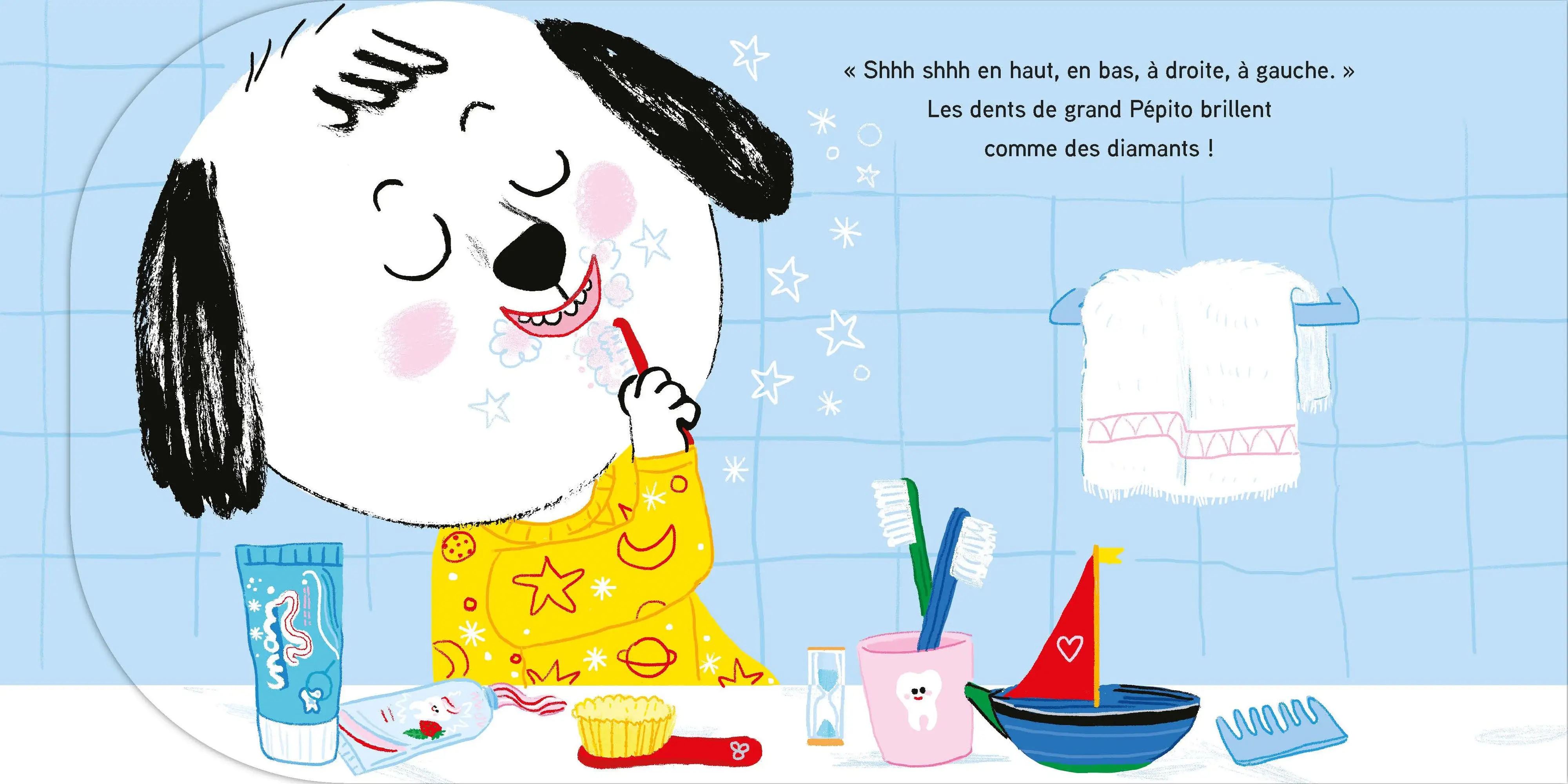 Pépito - Petit ou grand, qu'est ce qui rend fier ? Dès 18 mois - Livre d'éveil - 9782095058869 - page-interieure 02