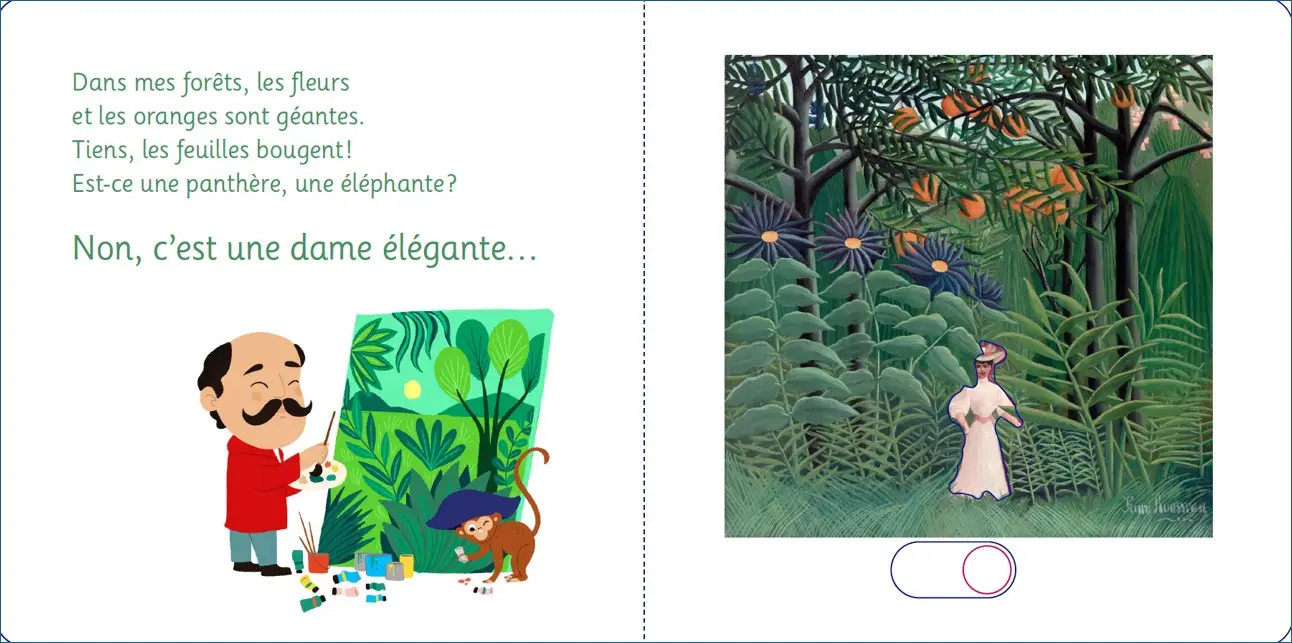 Petit Douanier Rousseau - Tralal'art - Dès 2 ans - Livre d'éveil - 9782095059071 - page-interieure 02