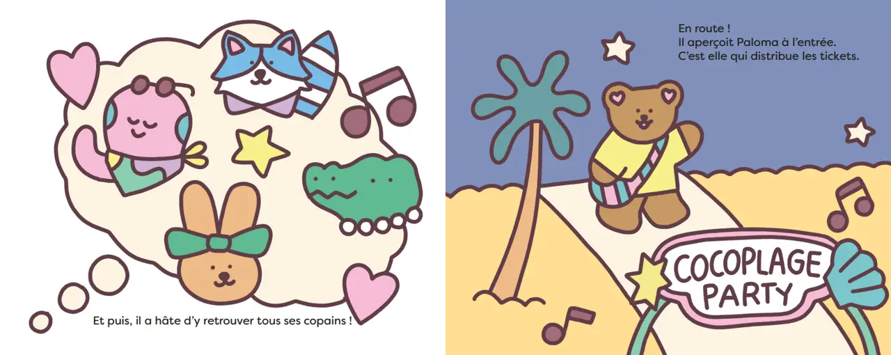 Sunny & ses amis - La fête de Cocoplage - Un bel album qui célèbre l'amitié et la créativité - Album(s) - 9782095061272 - page-interieure 02