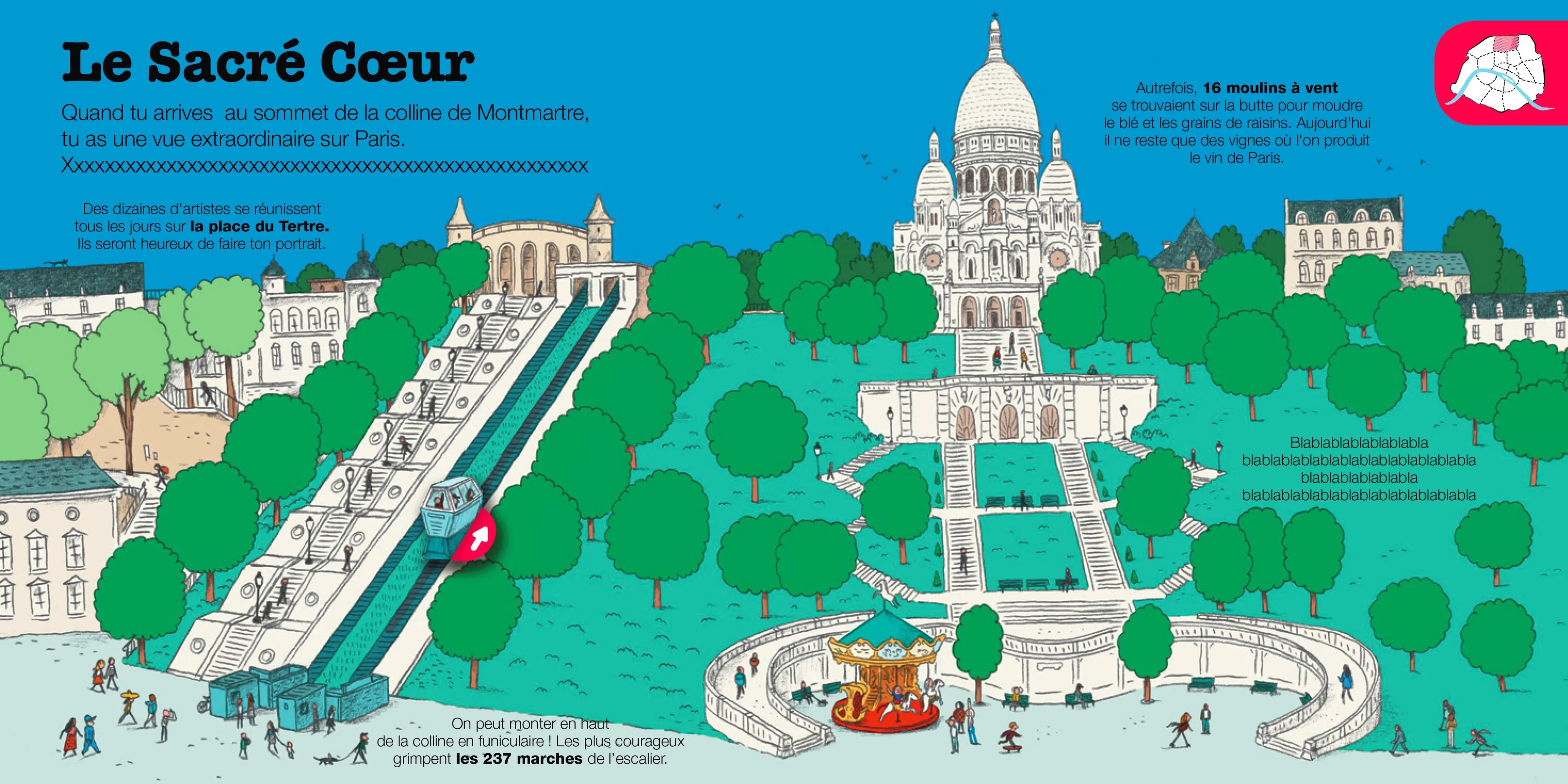 Paris - Livre animé Kididoc - Dès 6 ans - Livre documentaire - 9782095061807 - page-interieure 02