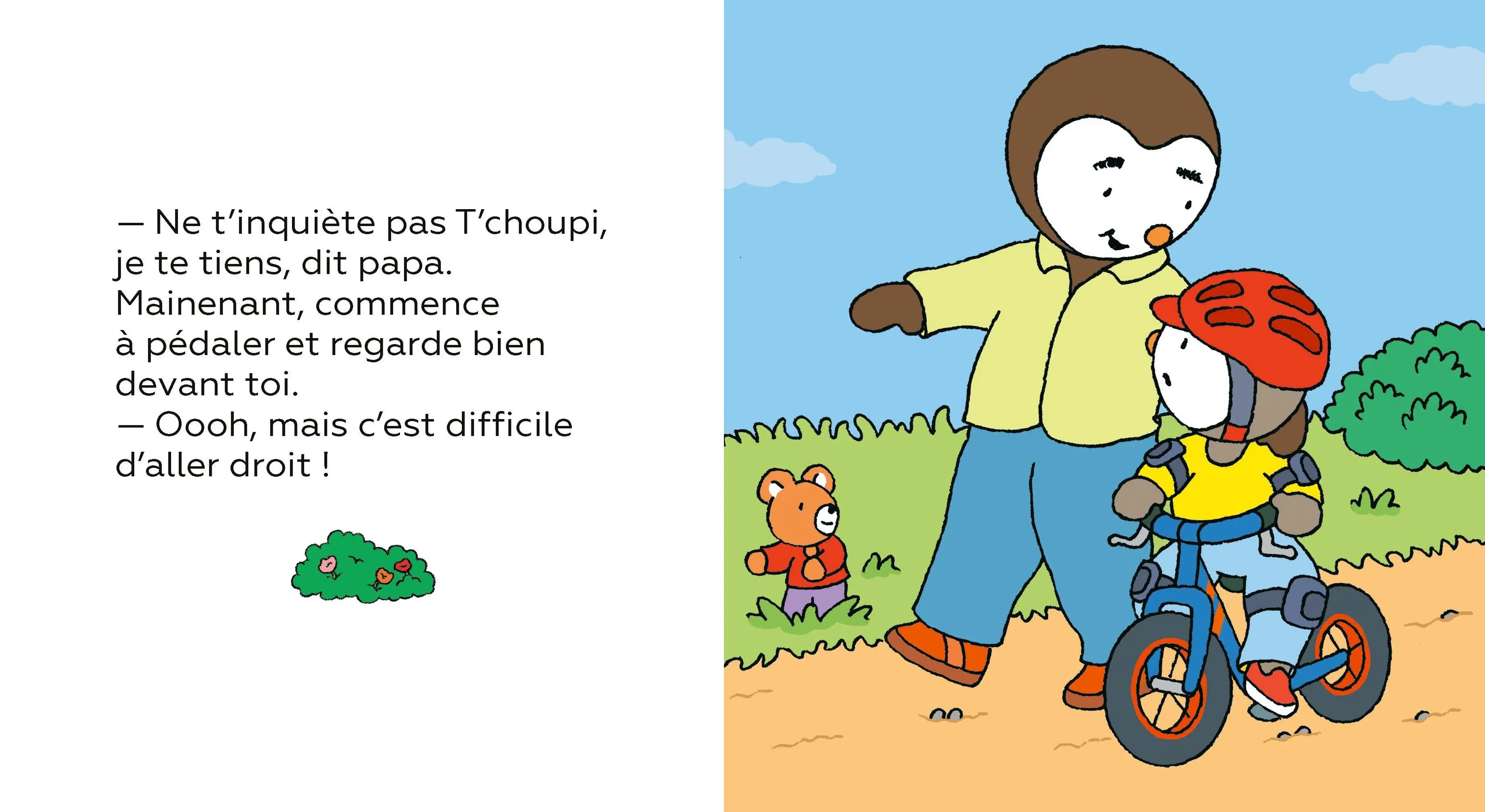 T'choupi champion de vélo - Une histoire à lire et à écouter - dès 2 ans - Album(s) - 9782095066390 - page-interieure 02