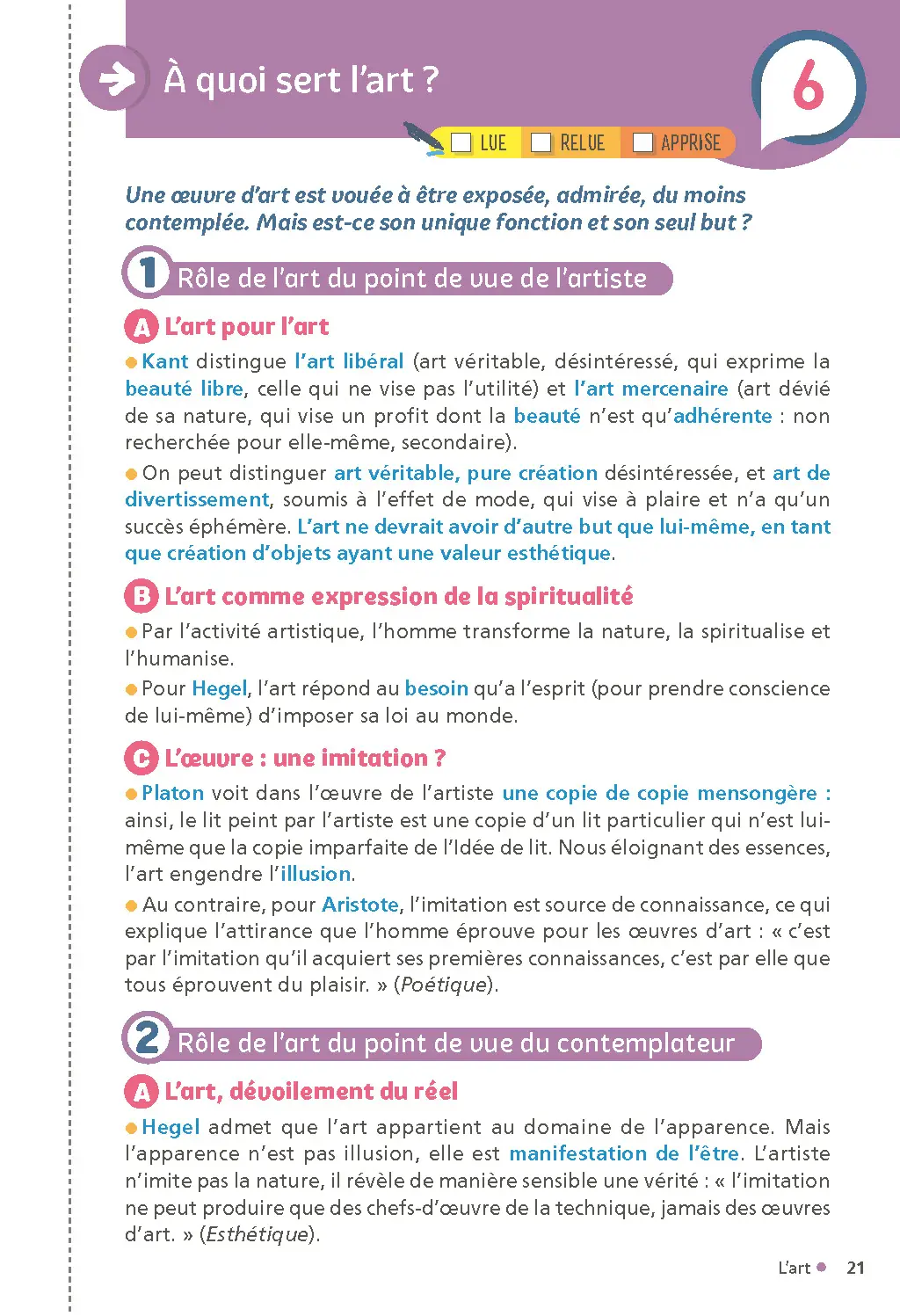 Philosophie Terminale - Mes fiches pour le BAC Tle - BAC 2027 - Fiches - 9782095031916 - page intérieure 021