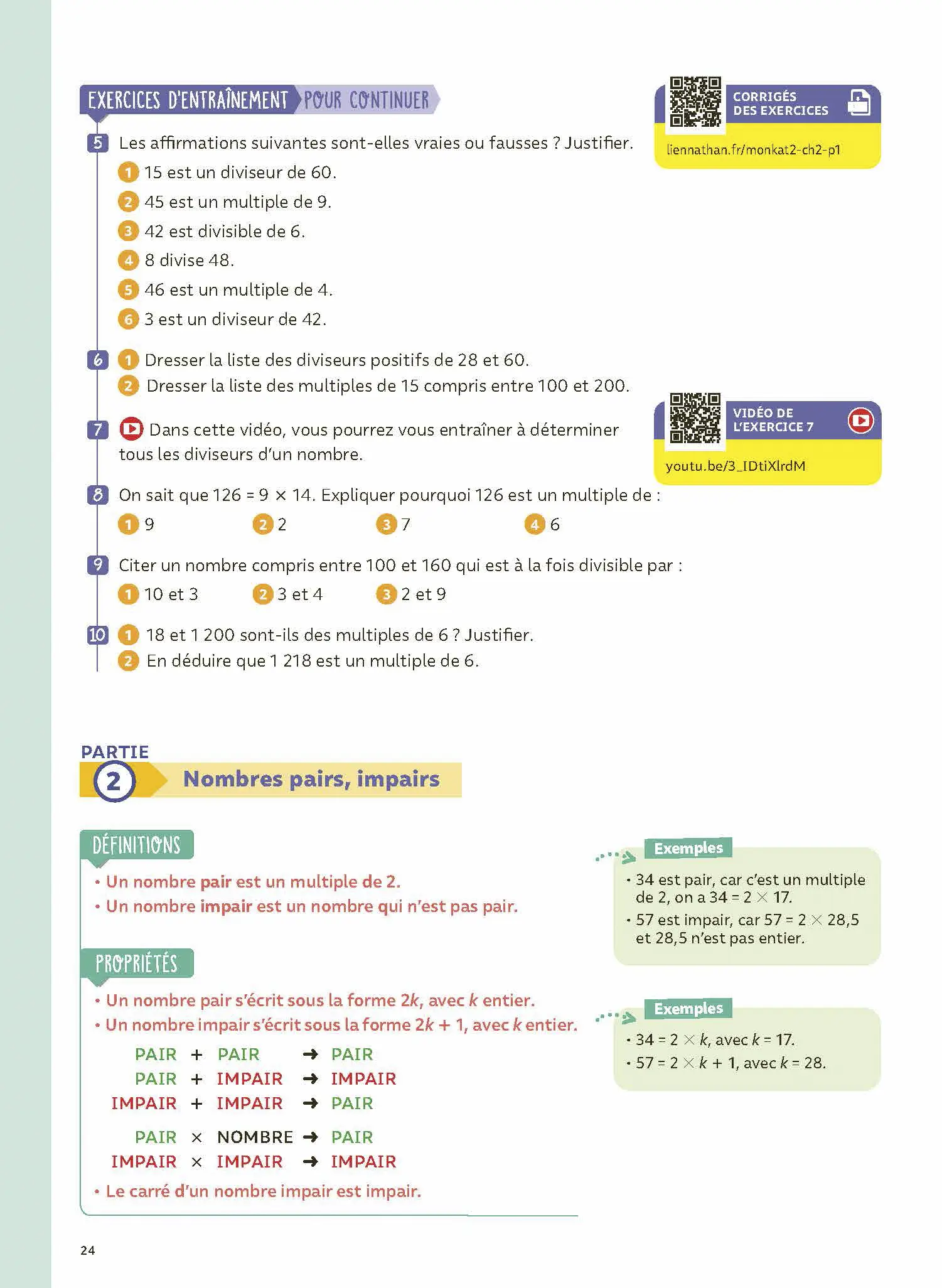 Guide Monka : les Maths, tout le monde peut y arriver - par Yvan et Florie Monka -  - 9782095038656 - page intérieure 024