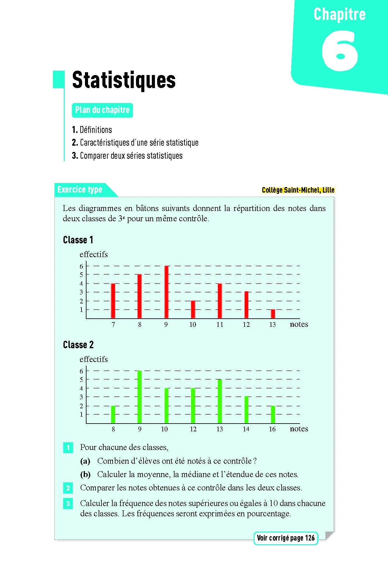 Maths 3e - Interros des collèges - Les vrais exos - des centaines d'exercices avec corrigés détaillés - Brevet 2027 - Cahier d'exercices - 9782091573120 - page intérieure 03