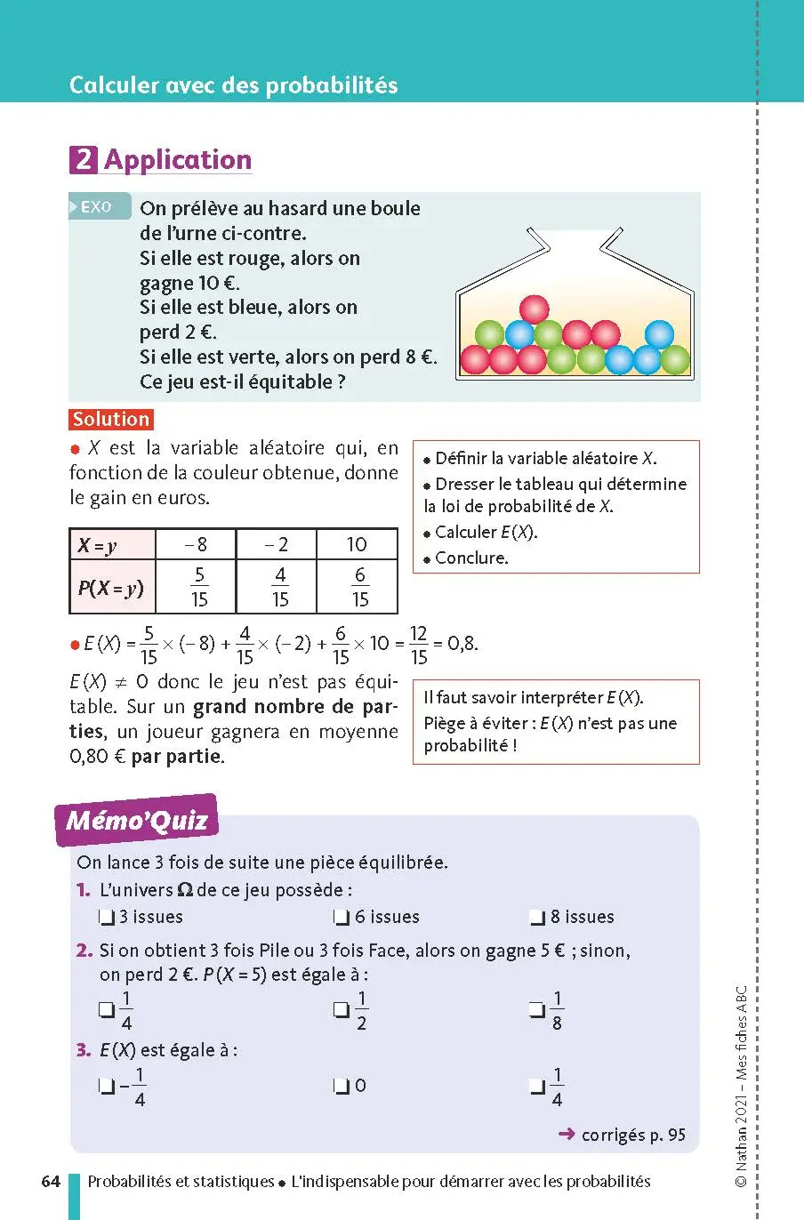 Maths complémentaires (option) Terminale - Mes fiches pour le Bac - Enseignement optionnel Tle - Bac 2027 - Fiches - 9782091573175 - page intérieure 03