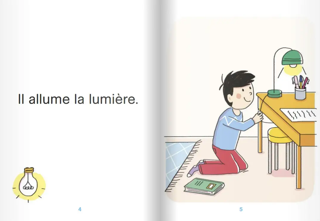 Regarde, je lis avec Noé et Mila -  lecture CP -  Niveau 1 - Vive les amis ! - Roman - 9782091932682 - page-interieure 03