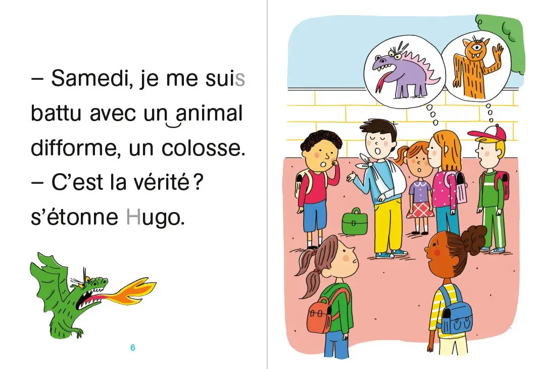 Regarde, je lis avec Noé et Mila - lecture CP - Niveau 1 - La blessure de Noé - Roman - 9782091935003 - page-interieure 03