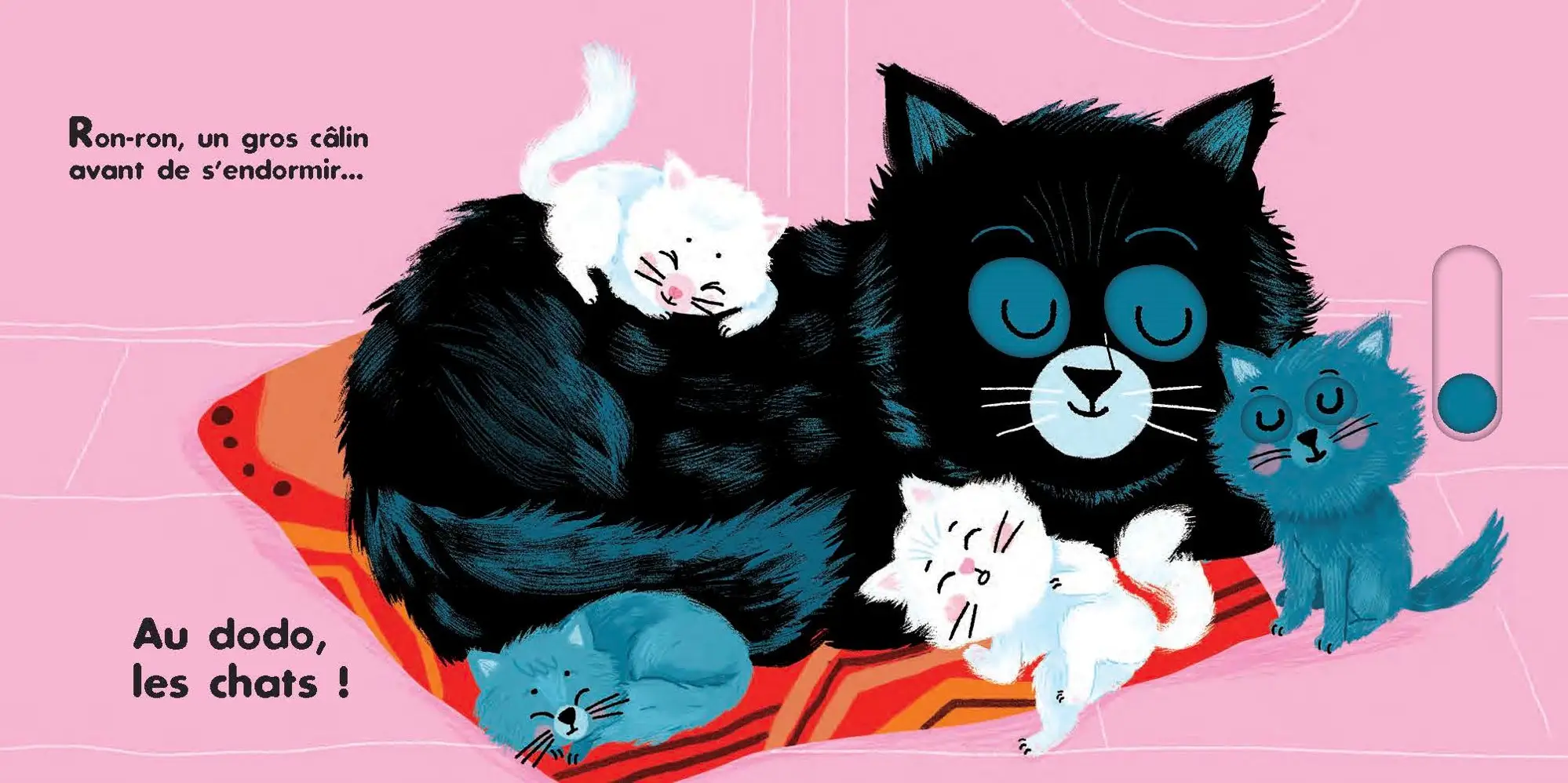Au dodo - les amis de la maison - Livre animé dès 6 mois - Pour accompagner le rituel du coucher des bébés. - Livre d'éveil - 9782092490150 - page intérieure 03
