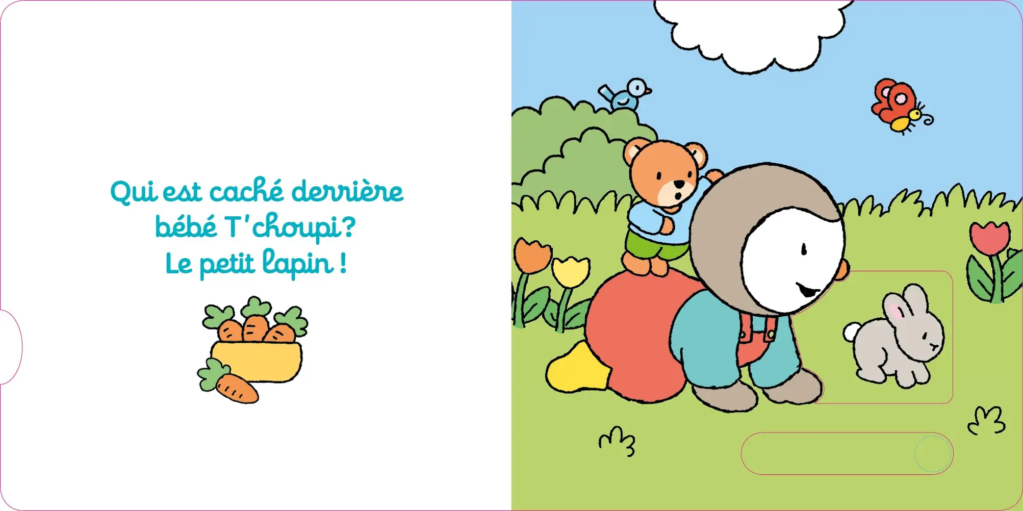 Bébé T'choupi - les animaux - livre animé - dès 6 mois - Livre d'éveil - 9782092493168 - page intérieure 03