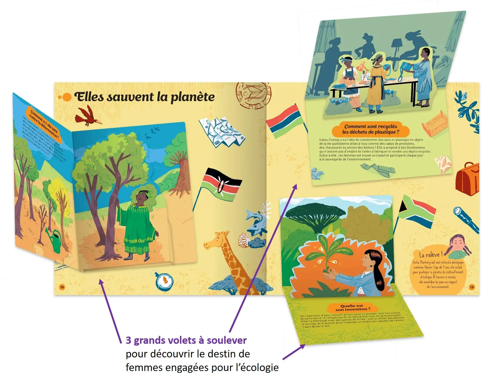 Le Kididoc des héroïnes - 80 destins de femmes inspirantes - Dès 7 ans - Livre documentaire - 9782092494059 - page-interieure 03