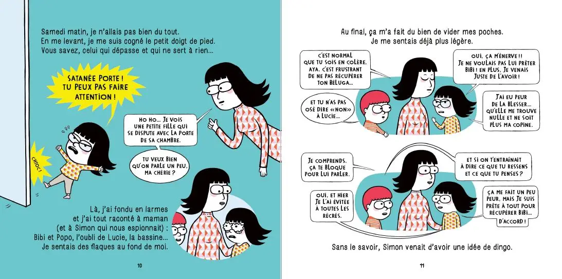 Bien Communiquer (sans violence) - 3 histoires pour une communication réussie dans la vie - Les petites histoires Filliozat - Dès 4 ans - Album(s) - 9782092494578 - page-interieure 03