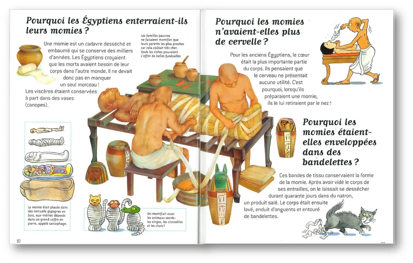 L'Egypte des pharaons - Questions/Réponses - Pour décrypter  les mystères de l'Egypte ancienne dès 7 ans - Livre documentaire - 9782092497623 - page-interieure 03