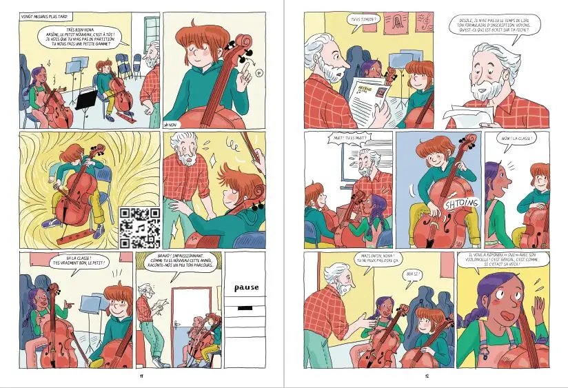 Mercredi musique - Tome 1 - BD dès 8 ans - BD - 9782092498200 - page-interieure 03