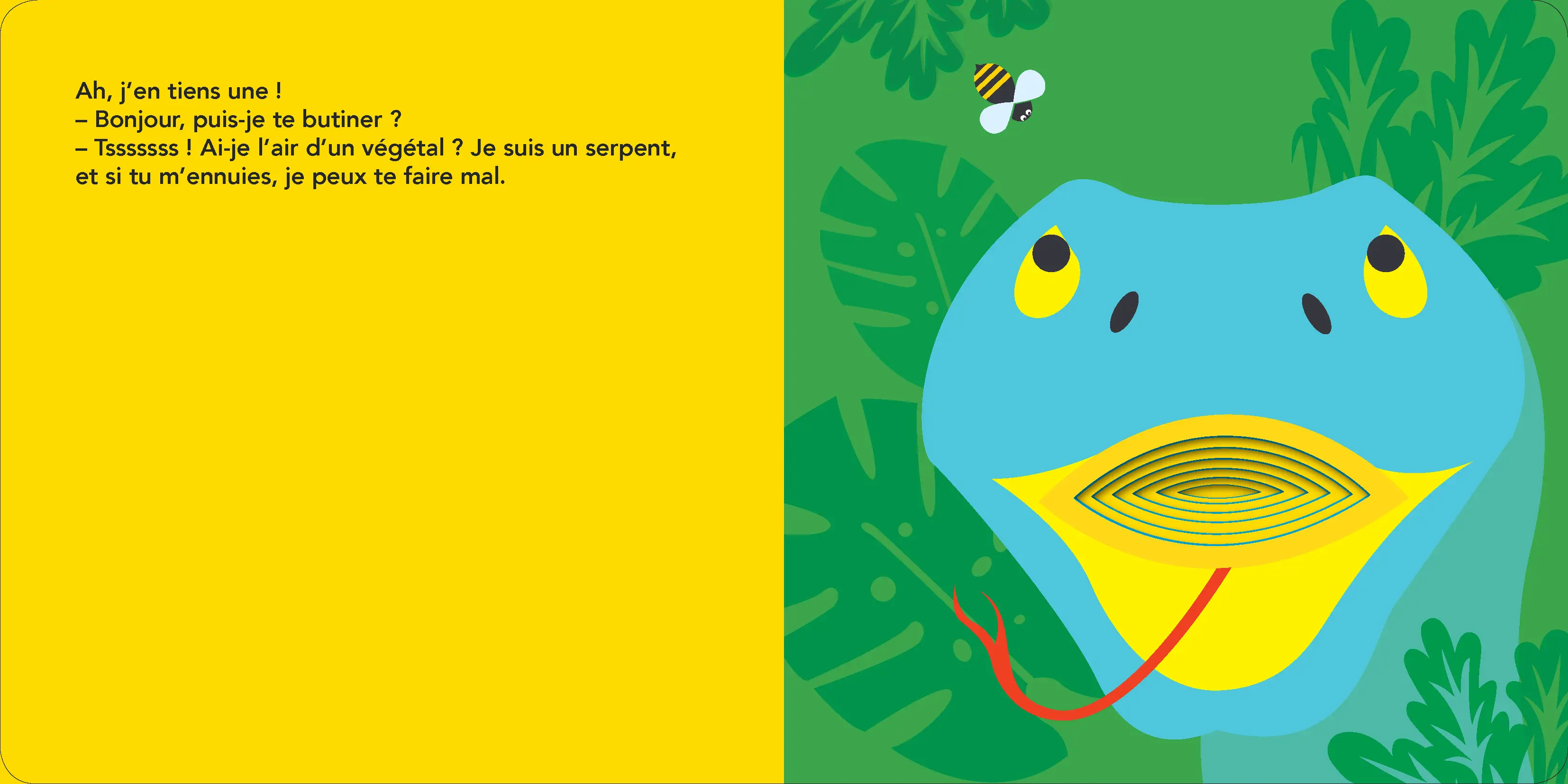 Bzzz ! - Livre à trous  - dès 2 ans - Livre d'éveil - 9782092584361 - page-interieure 03