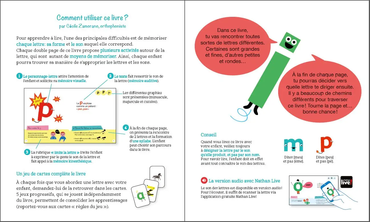 Je joue j'apprends - Les lettres et les sons - Dès 5 ans - Coffret - 9782092590119 - page-interieure 03