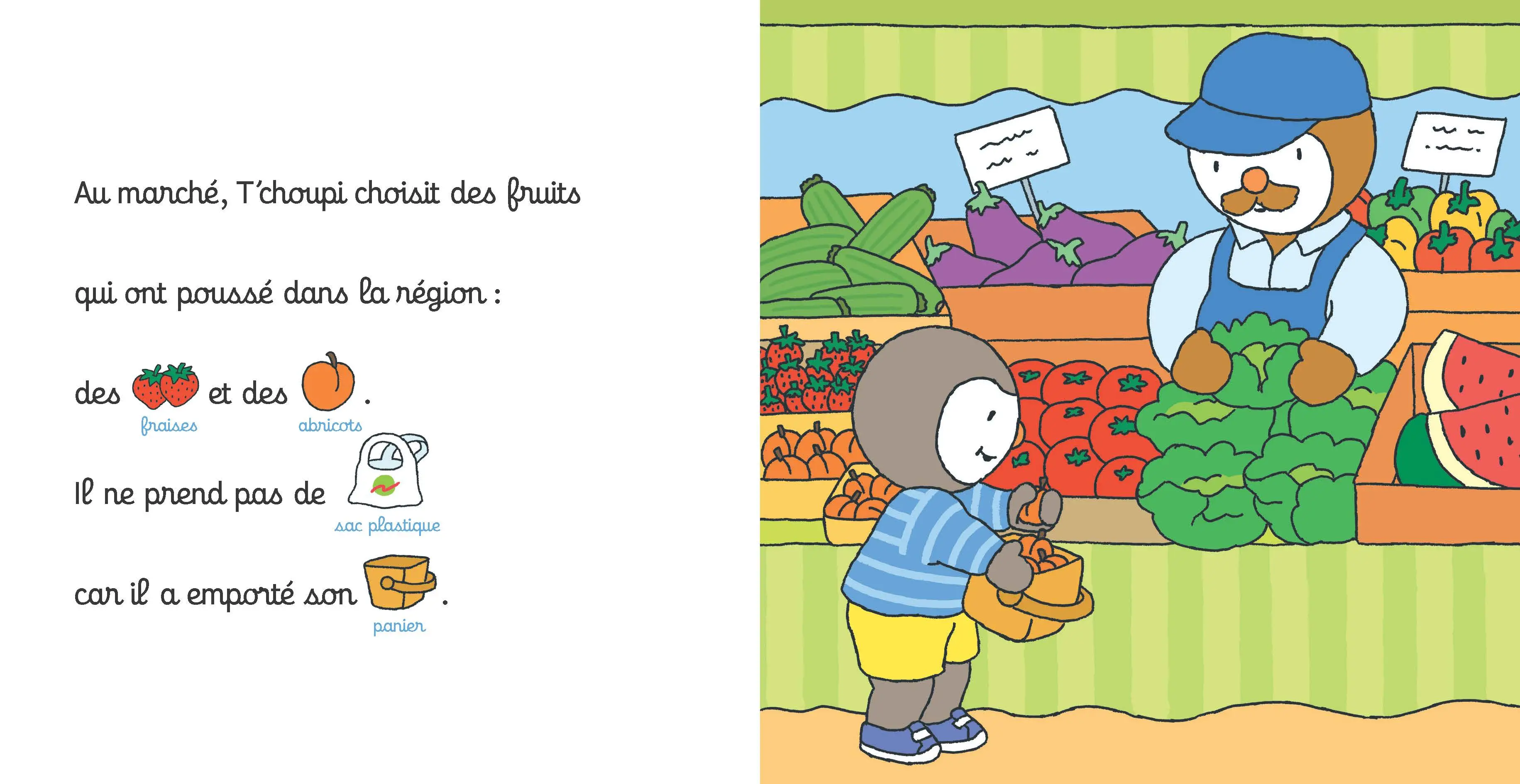T'choupi prend soin de la planète - Histoire à 2 voix - Dès 2 ans - Album(s) - 9782092594155 - page intérieure 03