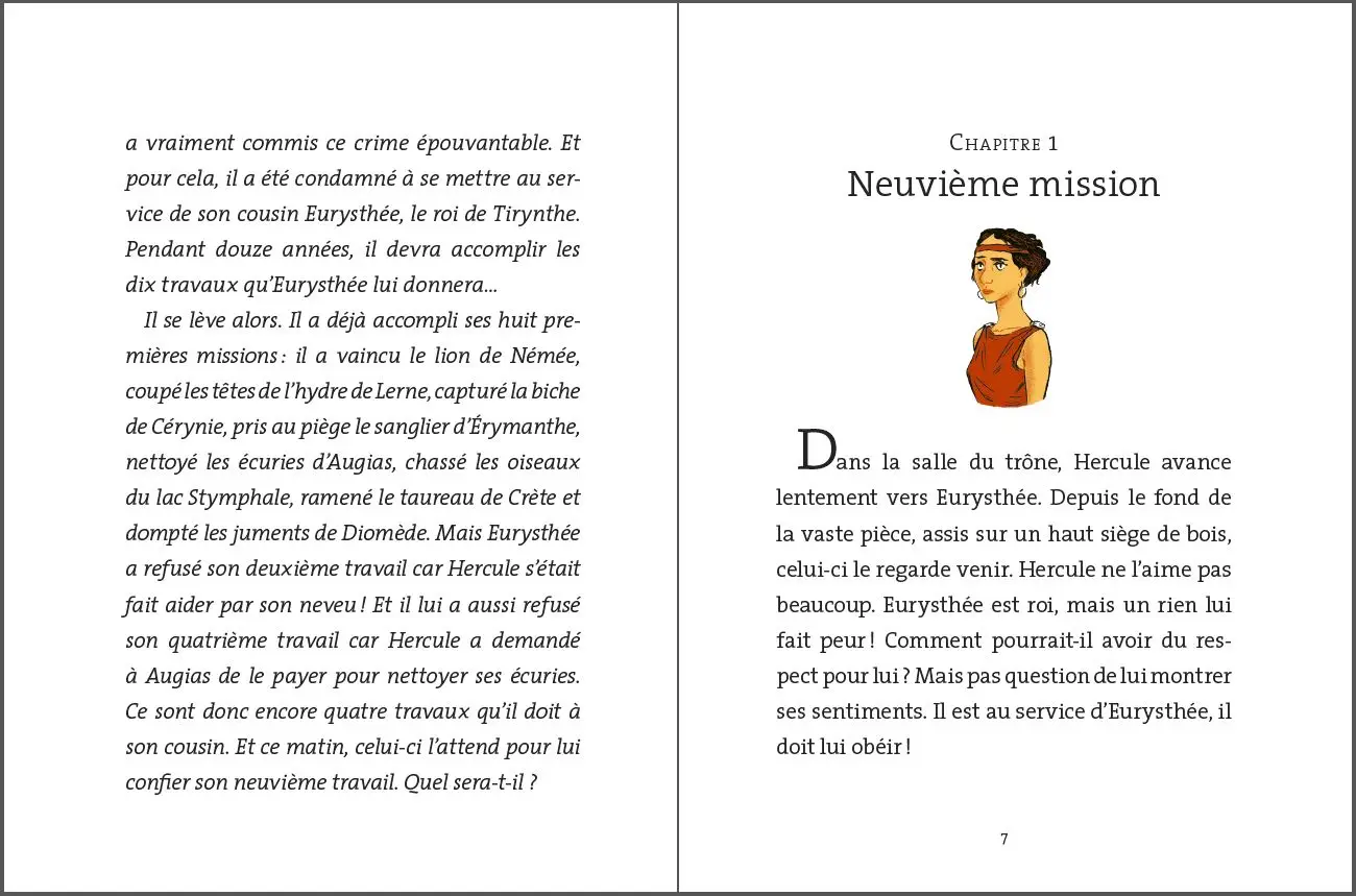 Hercule et la reine des Amazones - Mythologie et Compagnie - Dès 7 ans  - Roman - 9782095001872 - page-interieure 03