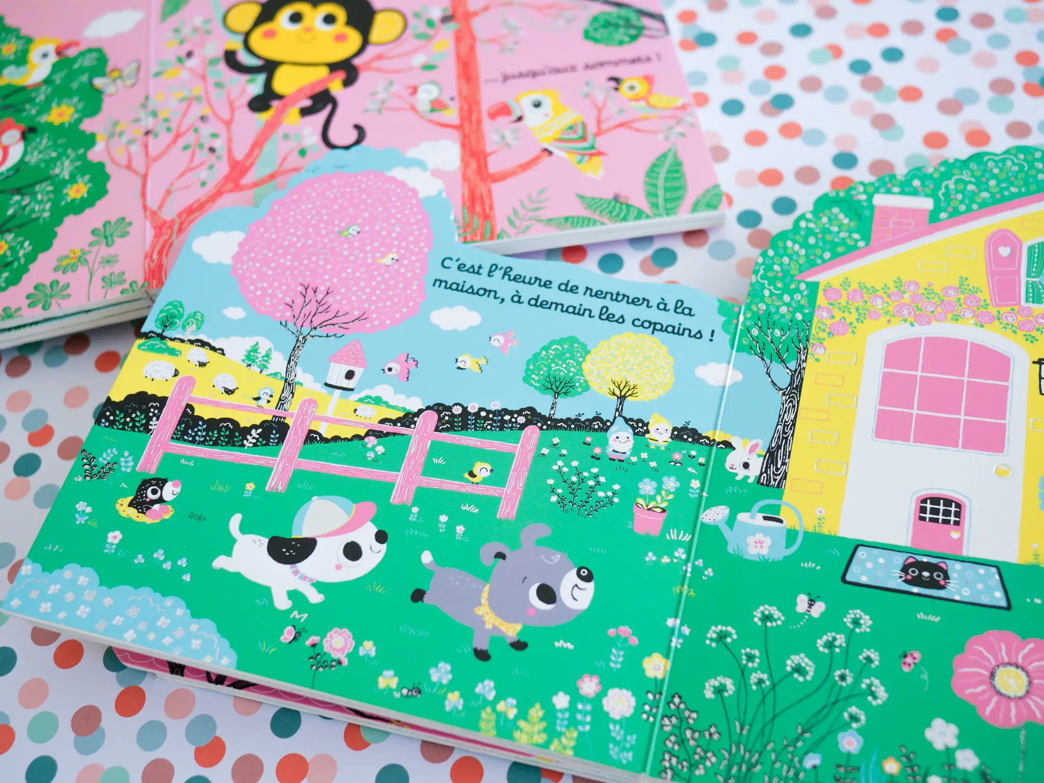 Petit Chat s'amuse - Livre d'éveil tout carton découpé en paysages - pour les bébés dès 6 mois - Livre d'éveil - 9782095013912 - page-intérieure 03