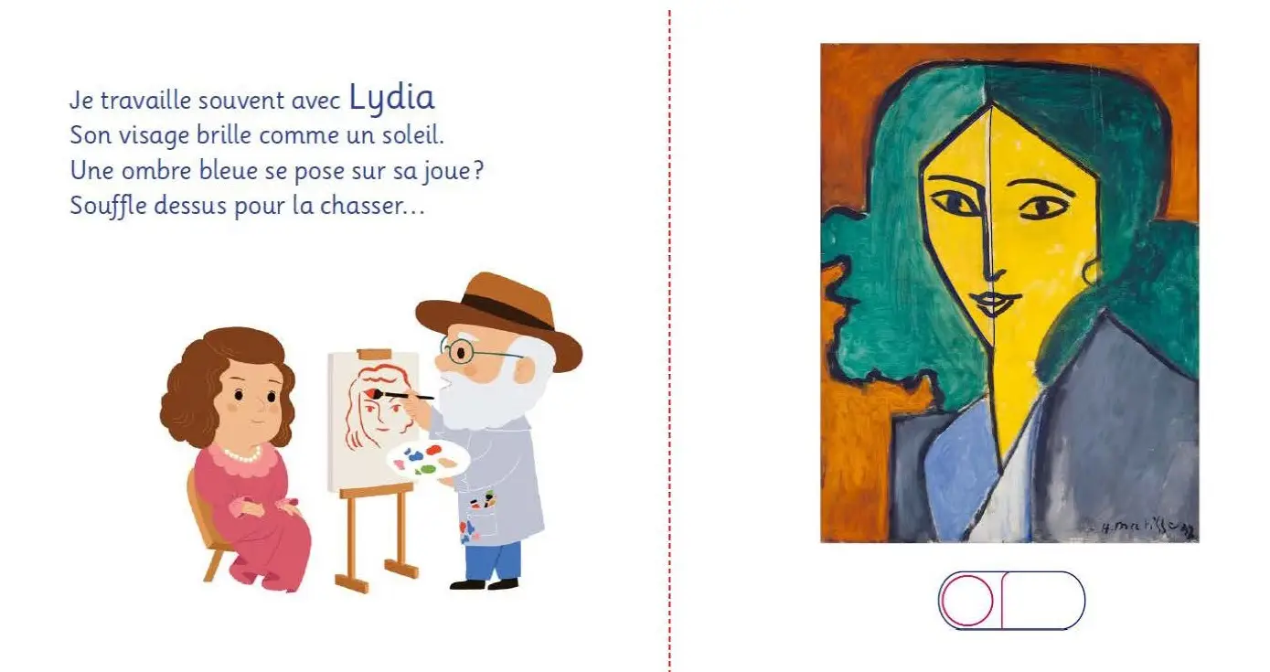 Petit Matisse - Tralal'art - 5 animations ludiques pour découvrir l'un des peintres les plus connus - Dès 12 mois - Livre d'éveil - 9782095014544 - page-interieure 03