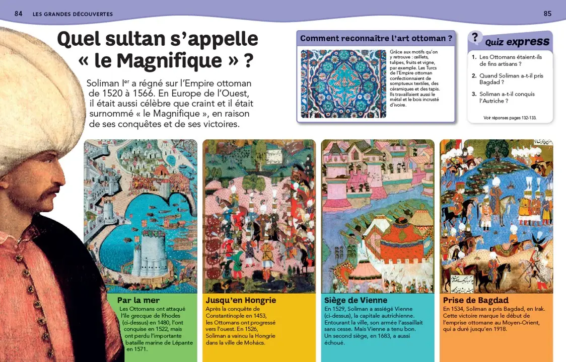Questions Réponses : Mon encyclopédie de l'Histoire - une entrée très accessible sur l'Histoire du monde - dès 7 ans - Livre documentaire - 9782095021375 - page-interieure 03