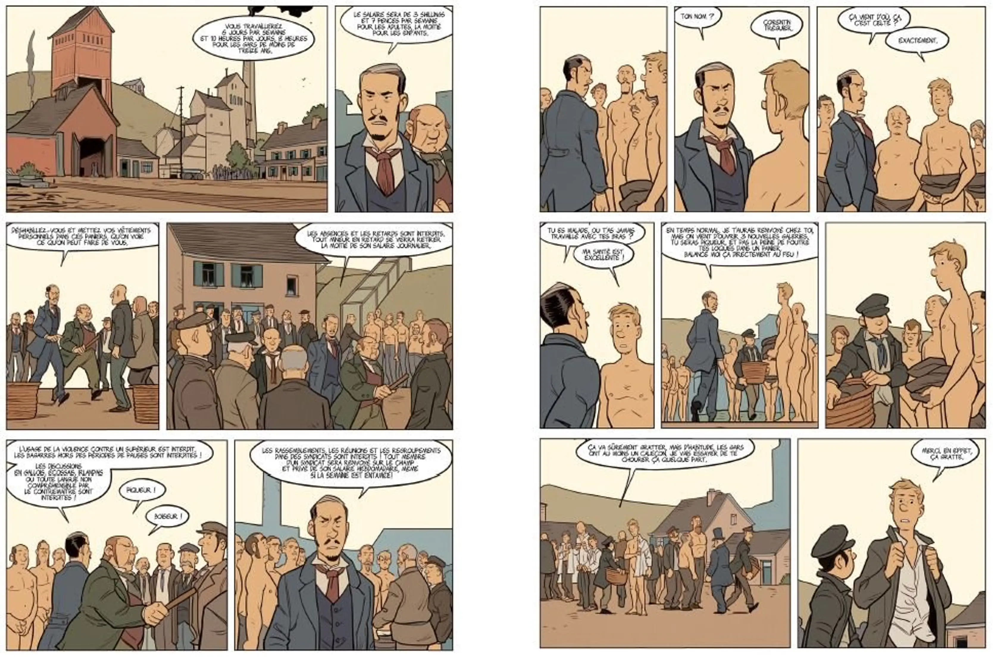 L'improbable révolution de Corentin Tréguier au Royaume-Uni - Une BD captivante sur la révolution sociale dans l'Angleterre industrielle  - BD - 9782095030162 - page-interieure 03