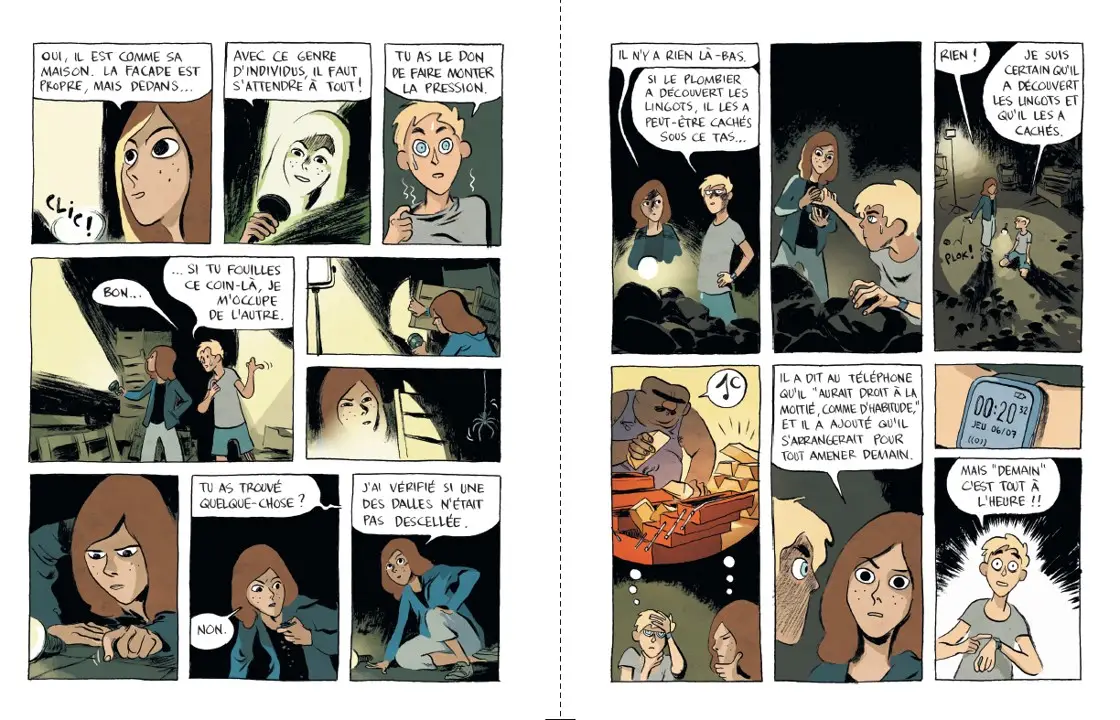Dix minutes à perdre : un thriller haletant en BD, dès 10 ans !  - BD - 9782095030186 - page-interieure 03