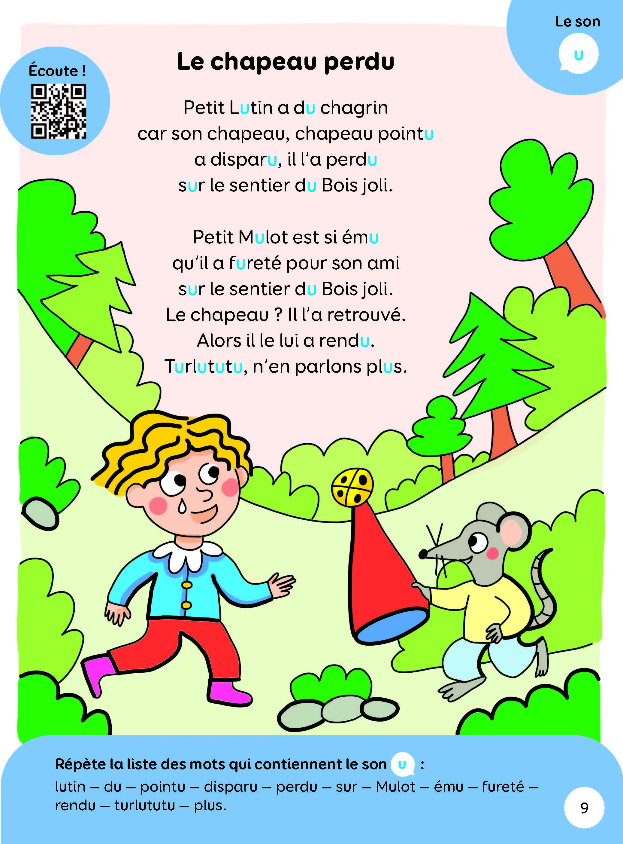Regarde je lis, Comptines pour apprendre les sons - Cahier d'exercices - 9782095032784 - page-interieure 03