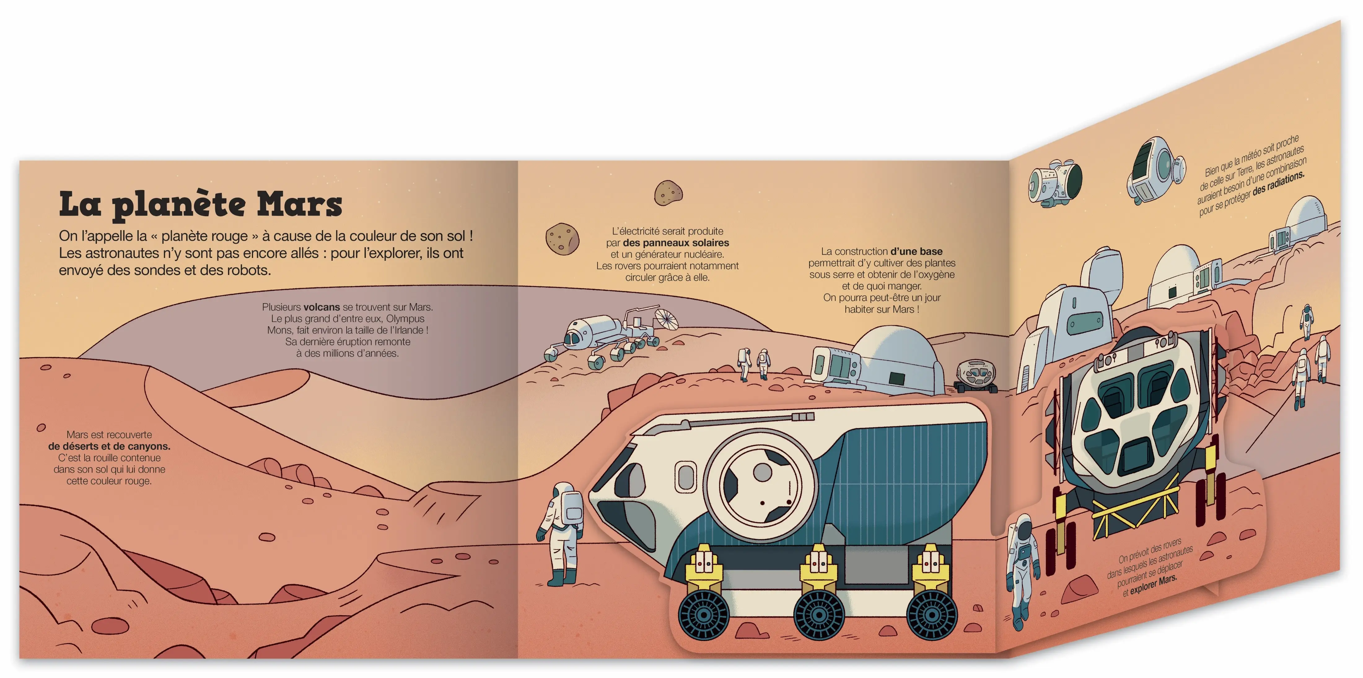 Kididoc - L'espace - Un documentaire 100% animé et renouvelé pour être incollable sur l'espace ! - dès 5 ans - Livre documentaire - 9782095042202 - page-interieure 03