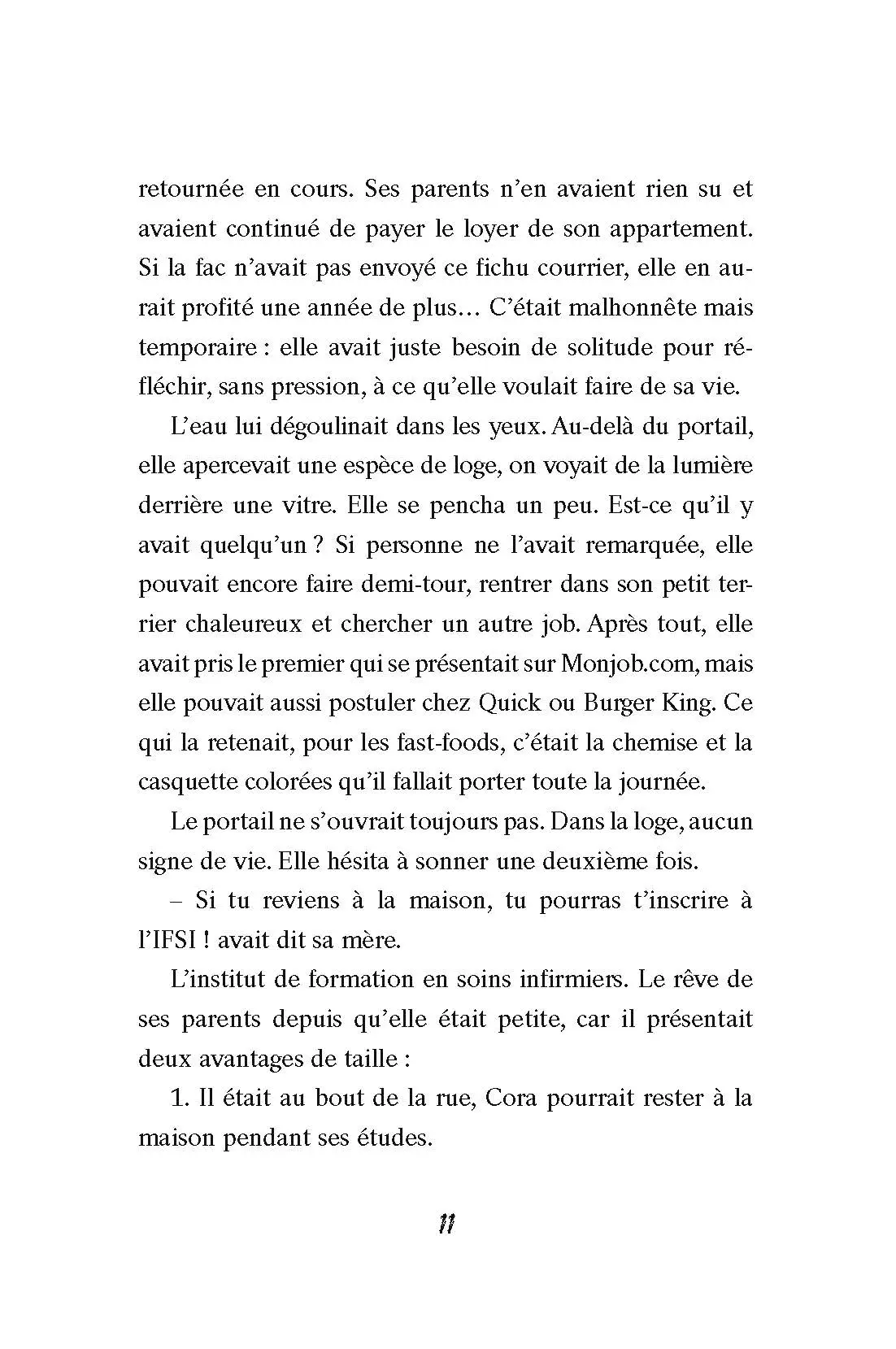 Irréprochable ou presque - Le nouveau roman feel-good sur les galères de la vie d'étudiante  - Roman - 9782095043551 - page-interieure 03