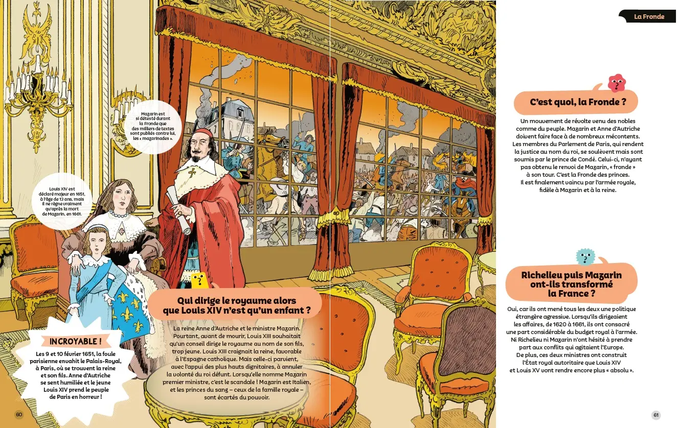 Questions Réponses - Mon encyclopédie de l'Histoire de France - Livre documentaire illustré pour enfants dès 7 ans - Livre documentaire - 9782095043612 - page-interieure 03