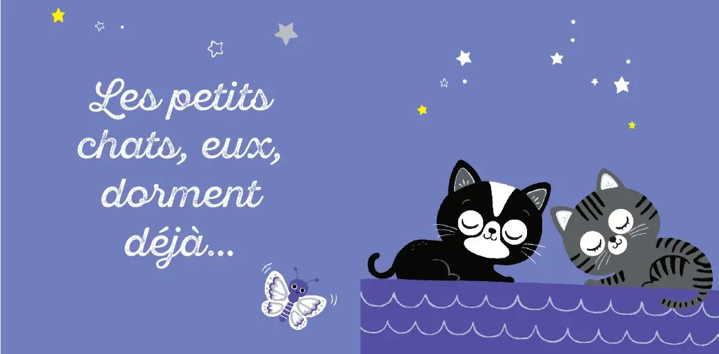 Mon livre tout doux et qui fait du bruit ! - Bonne nuit ! - Un petit livre en tissu doux pour bébés dès 3 mois - Livre d'éveil - 9782095047856 - page-interieure 03